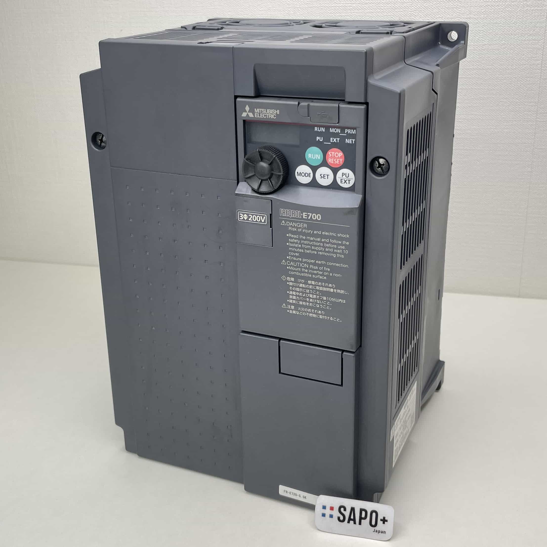 FR-E720-5.5K 2017年製 汎用インバータ（高機能・小形タイプ） 三菱電機
