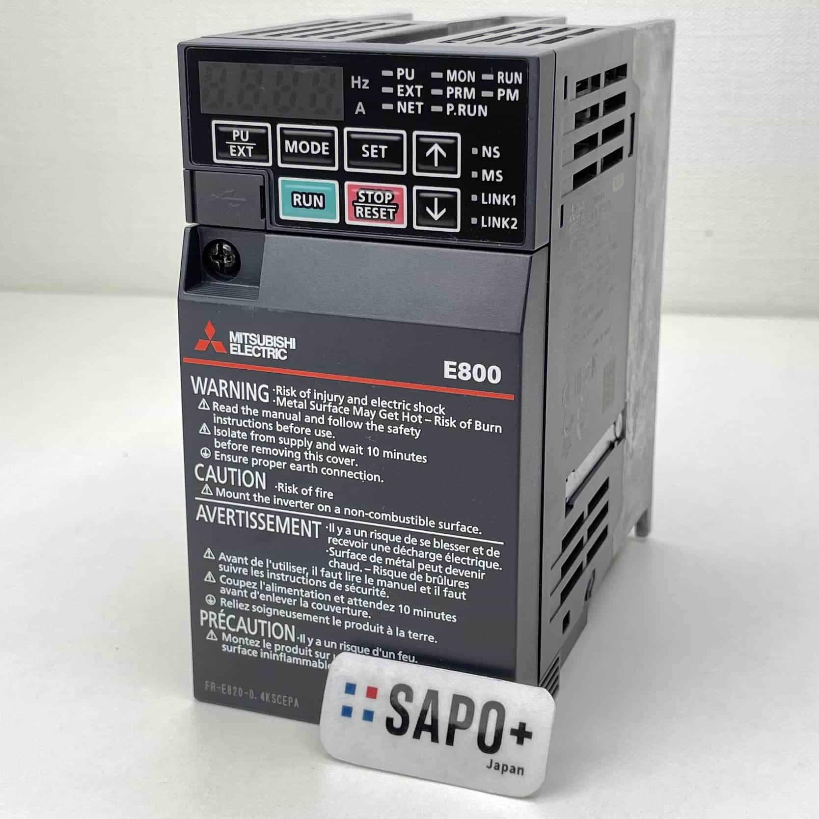 FR-E820-0.4KSCEPA 2022年製 汎用インバータ（高機能・小形タイプ・セーフティ機能対応） 三菱電機