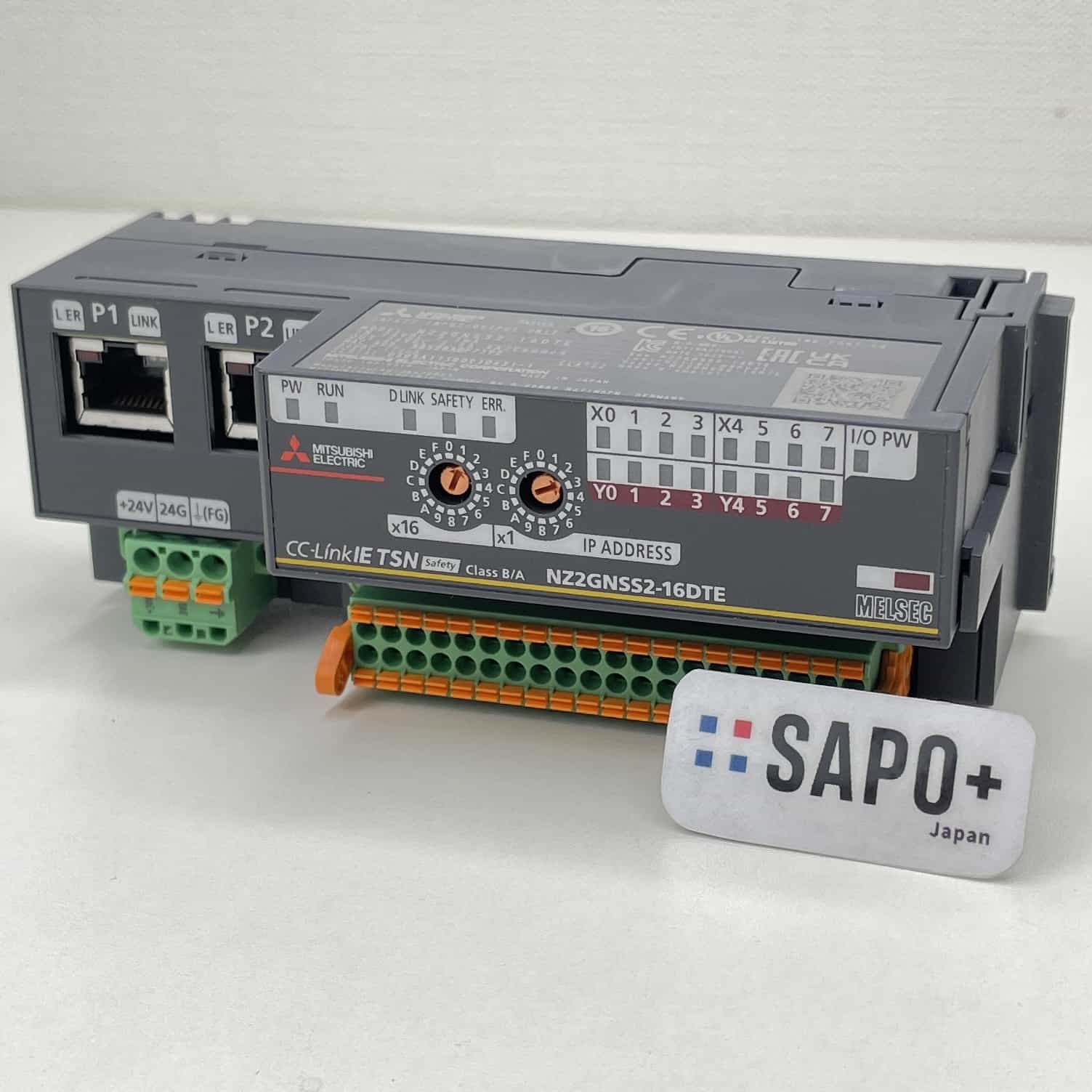 NZ2GNSS2-16DTE 2023年製 CC-Link IE TSN リモートI/Oユニット（入出力複合ユニット・安全機能対応） 三菱電機
