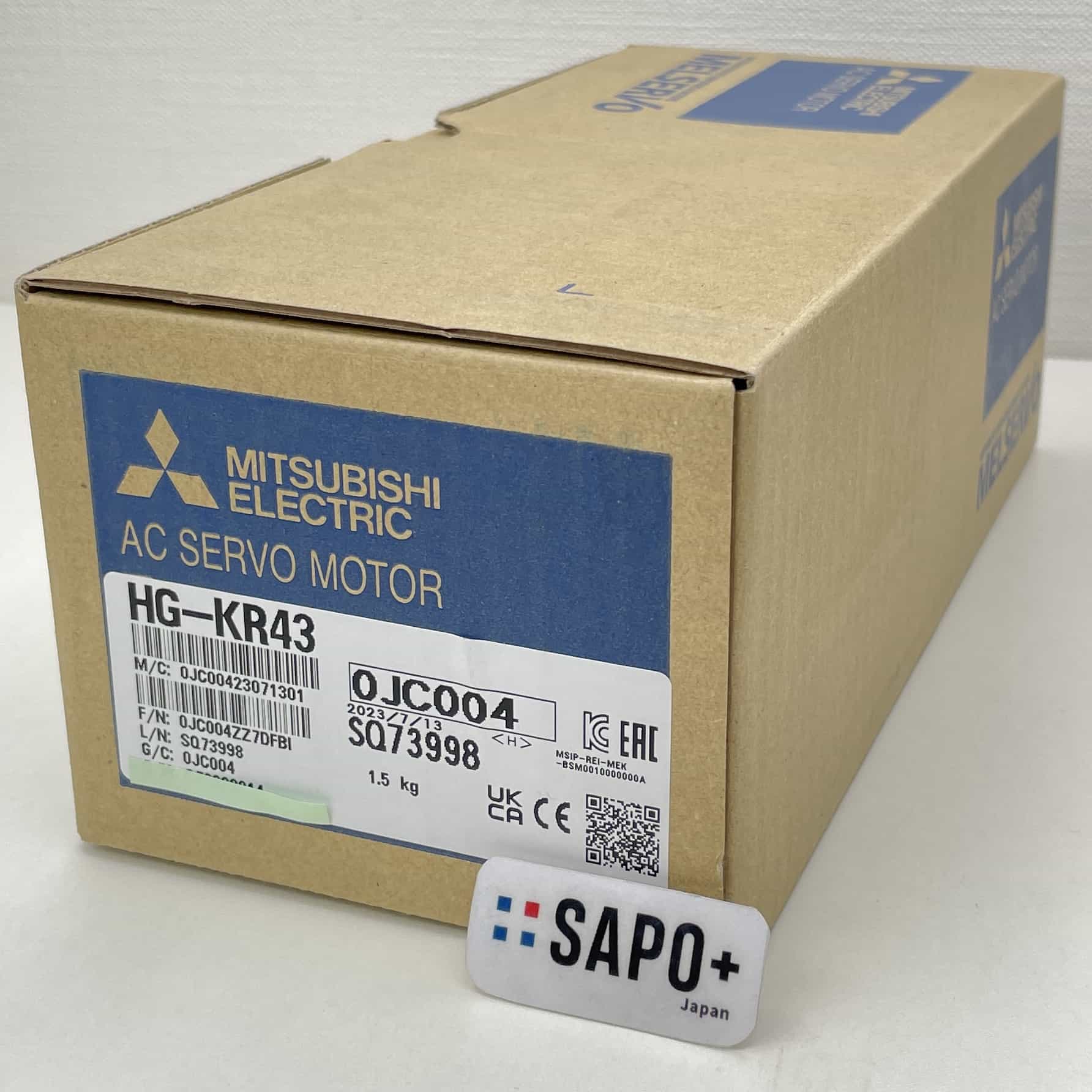 HG-KR43  2023年製 ACサーボモータ（低慣性・小容量・400W） 三菱電機