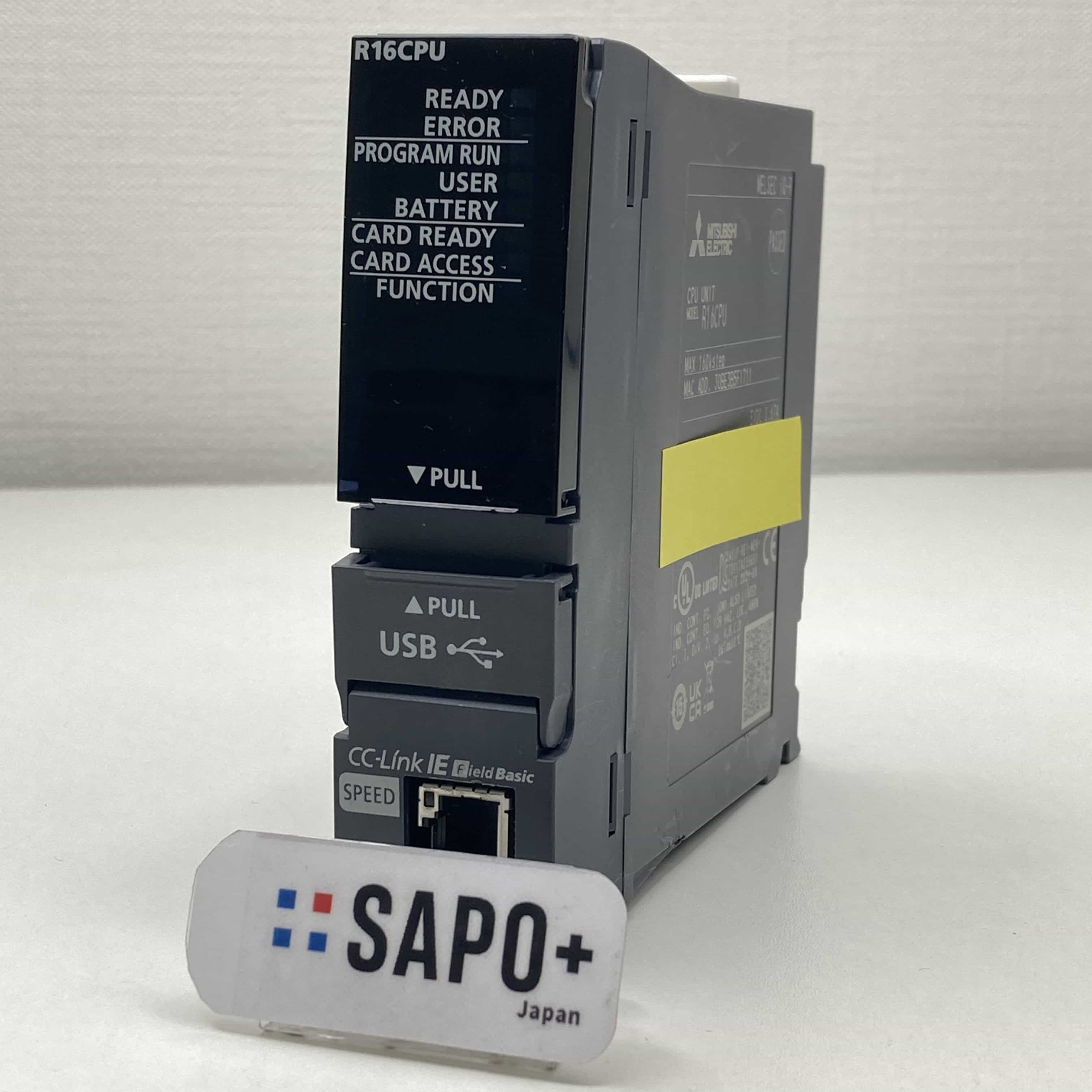 R16CPU 2024年製 初期化済 CPUユニット 三菱電機