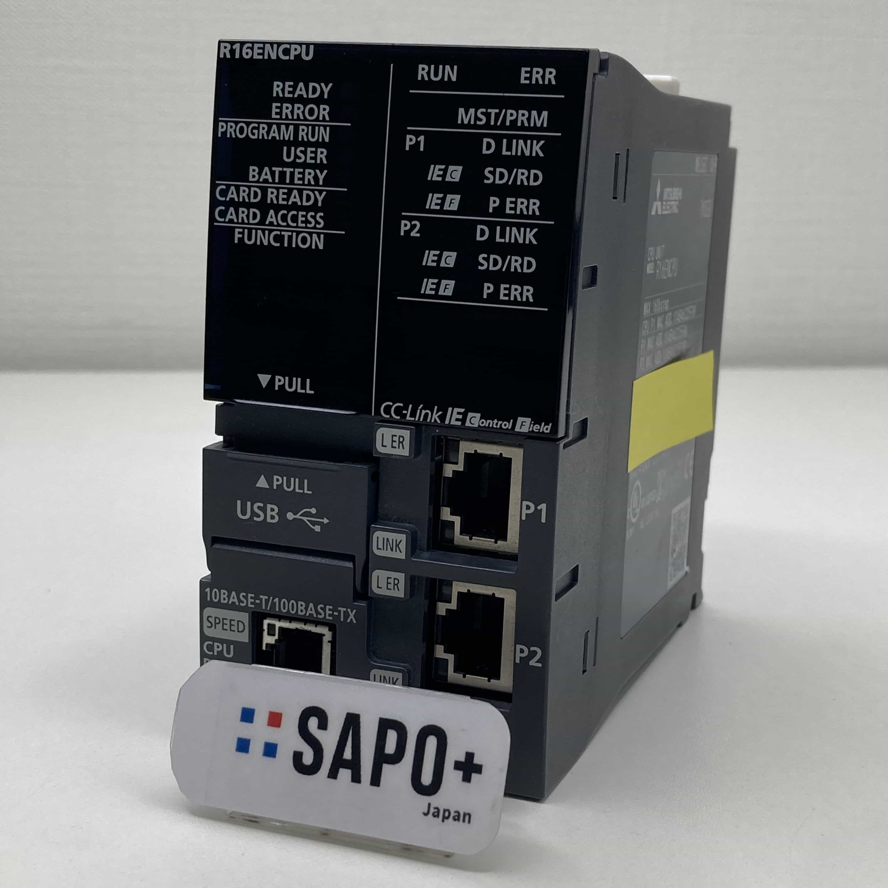 R16ENCPU 2016年製 初期化済 ネットワーク内蔵CPUユニット 三菱電機