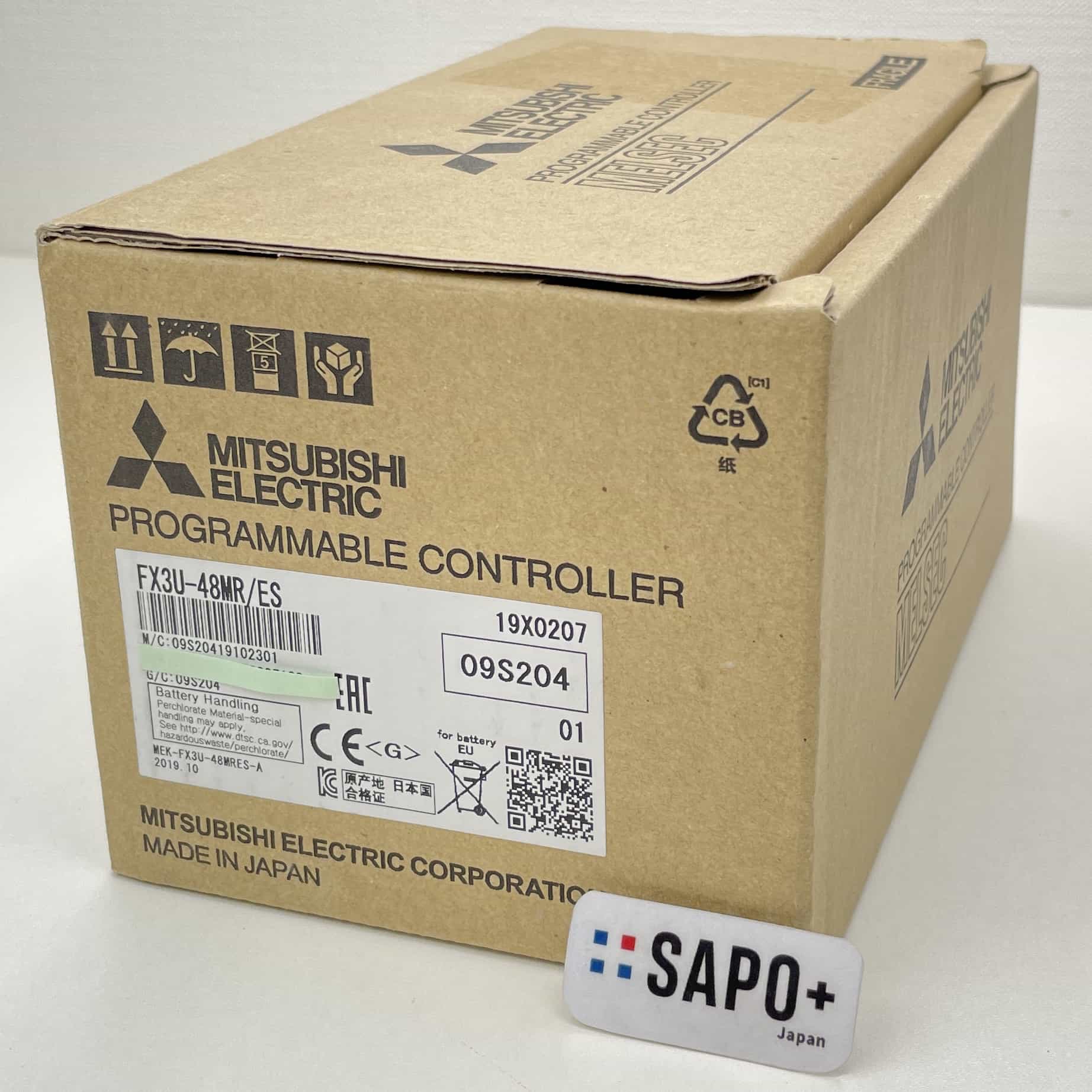 FX3U-48MR/ES 2019年製 基本ユニット（リレー出力・AC電源仕様） 三菱電機