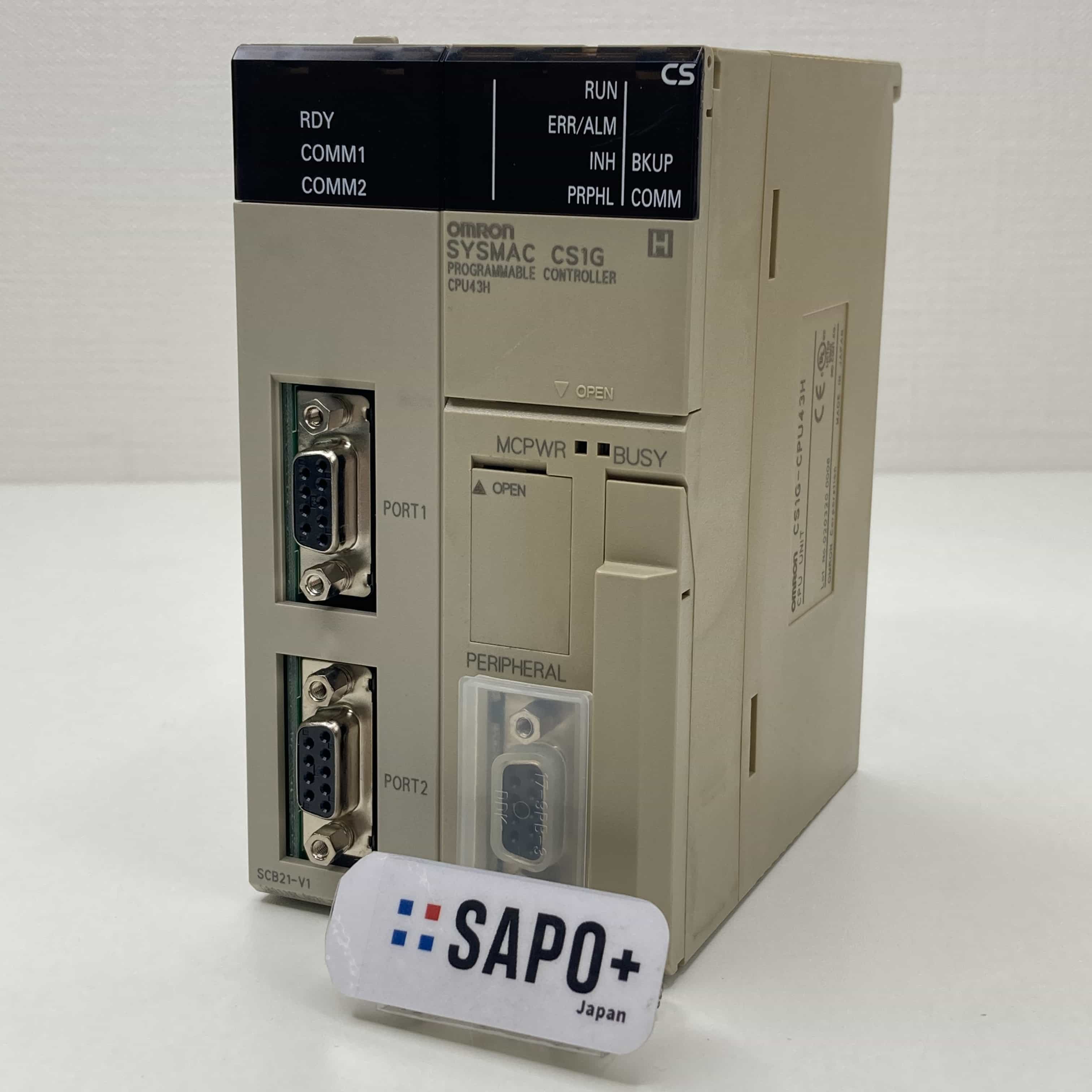 CS1G-CPU43H＋CS1W-SCB21-V1  破損有/欠損有 CPUユニット・シリアルコミュニケーションボードセット オムロン