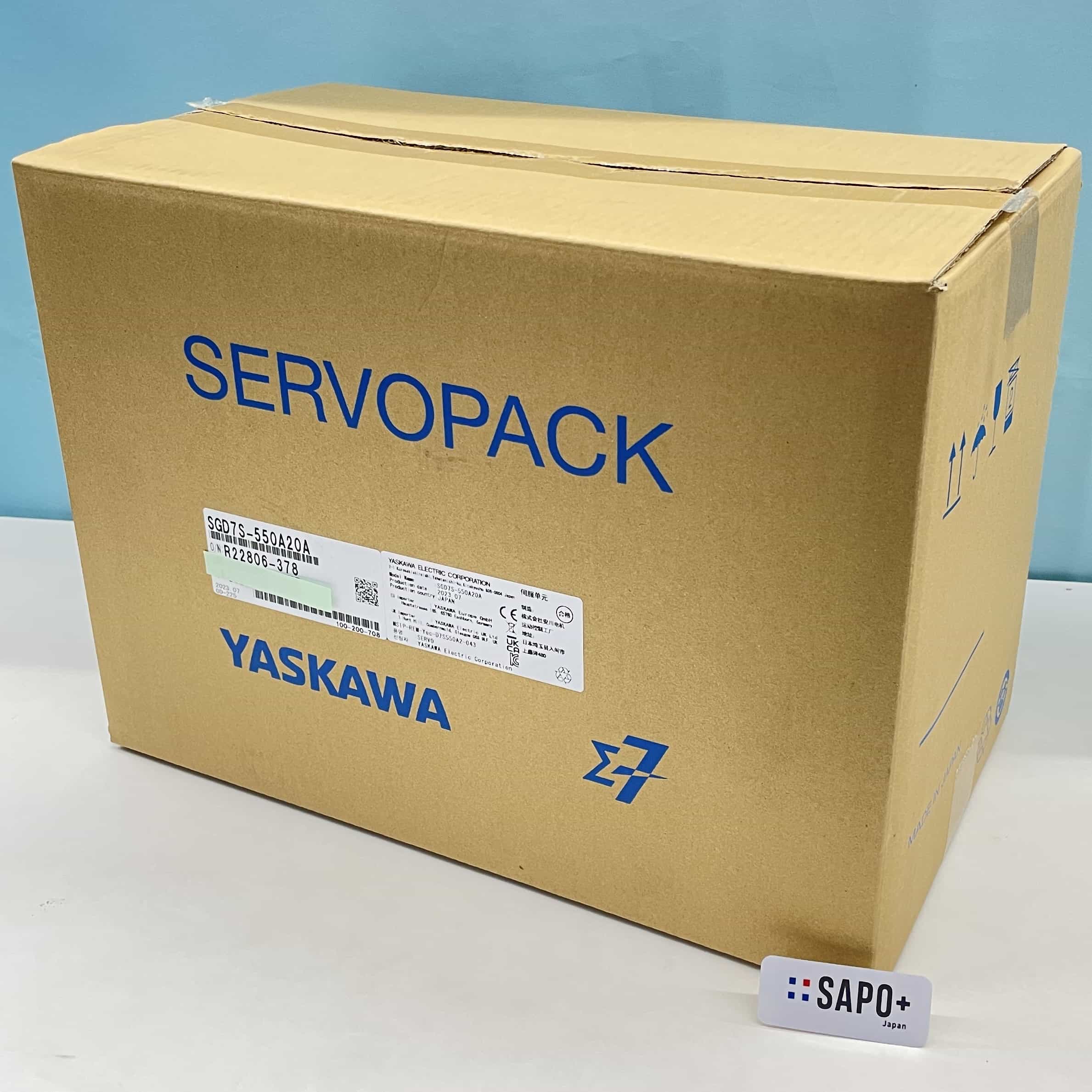 SGD7S-550A20A 2023年製 箱開封済/内袋無 サーボパック（サーボアンプ・1軸タイプ・5.5kW用） 安川電機