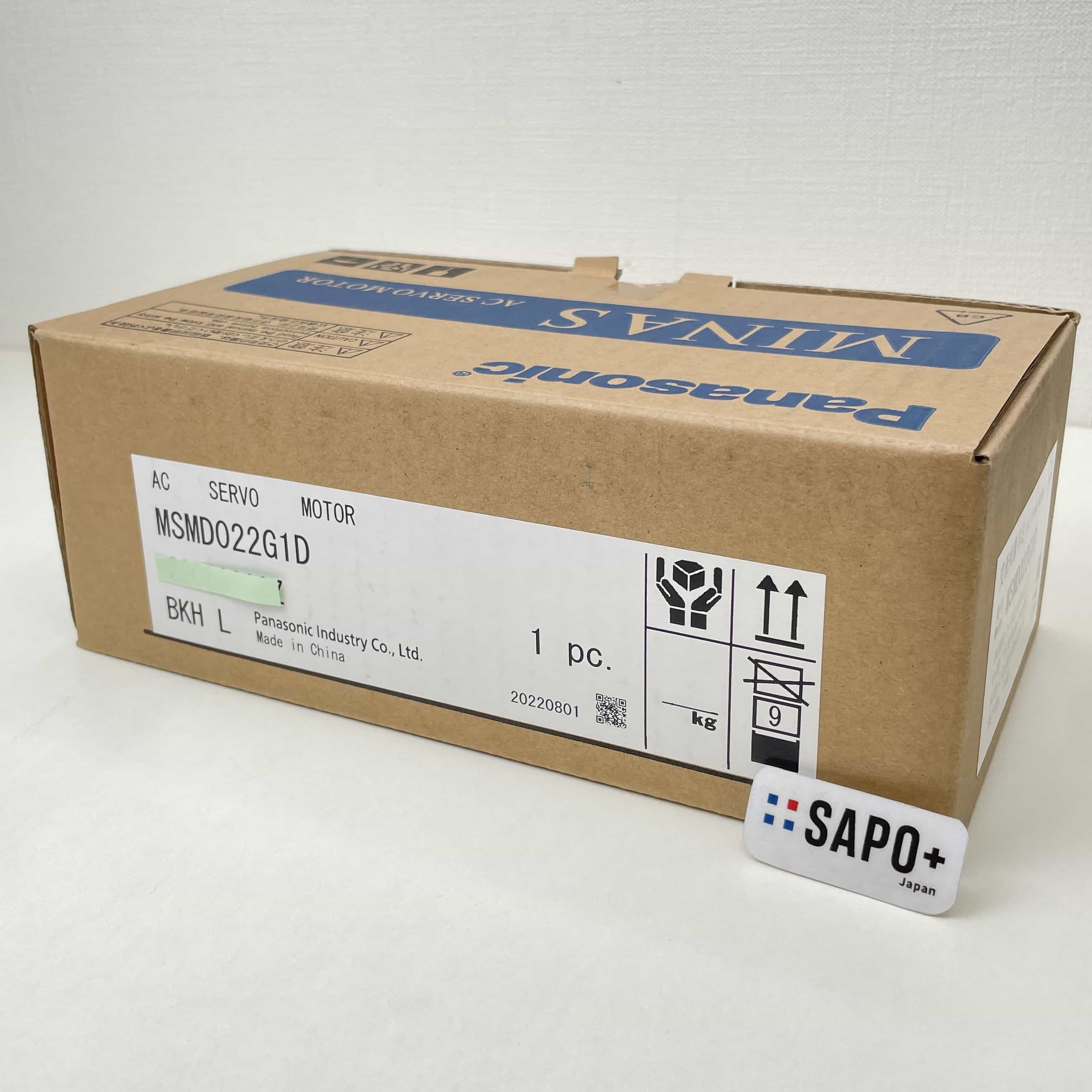 MSMD022G1D 2022年製 ACサーボモータ（低慣性・小容量・200W） パナソニック