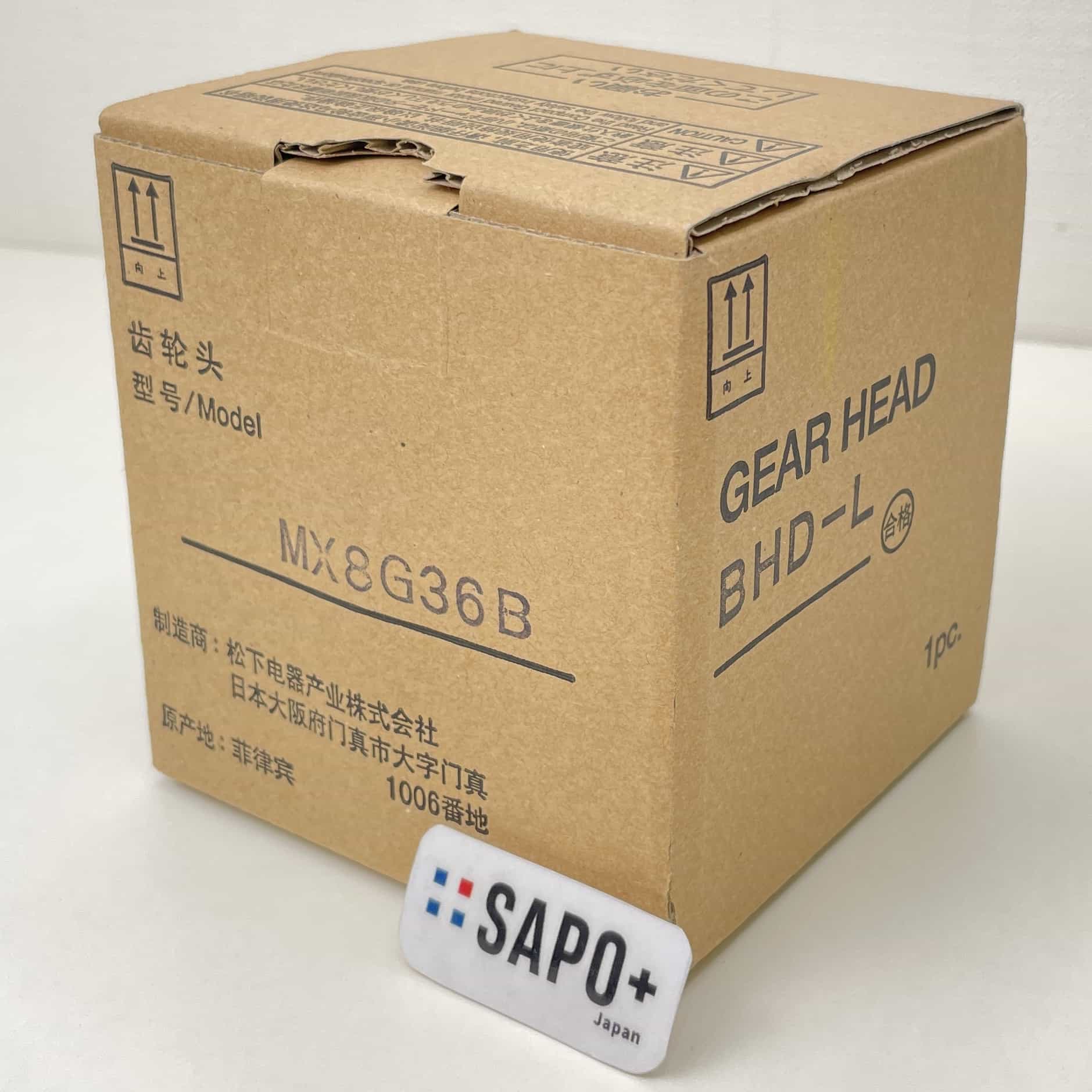 MX8G36B/GEAR HEAD BHD-L ギヤヘッド（インダクションモータ用・減速比1/36） パナソニック