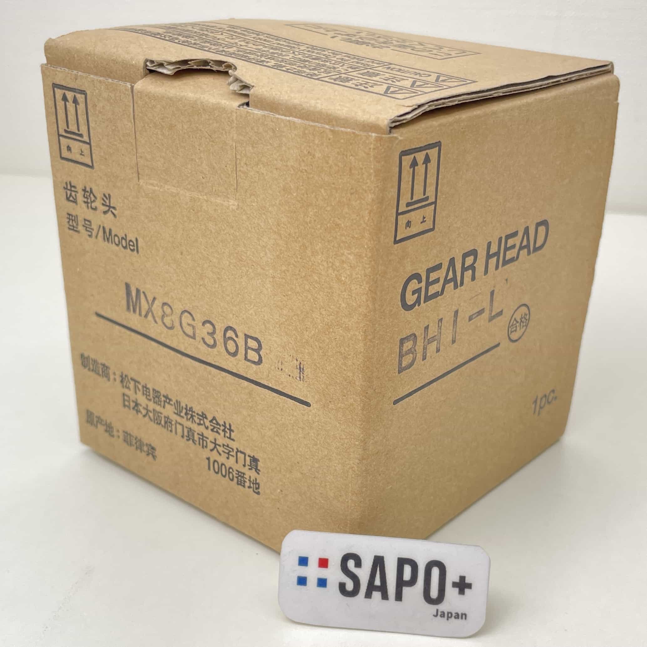 MX8G36B/GEAR HEAD BHI-L ギヤヘッド（インダクションモータ用・減速比1/36） パナソニック