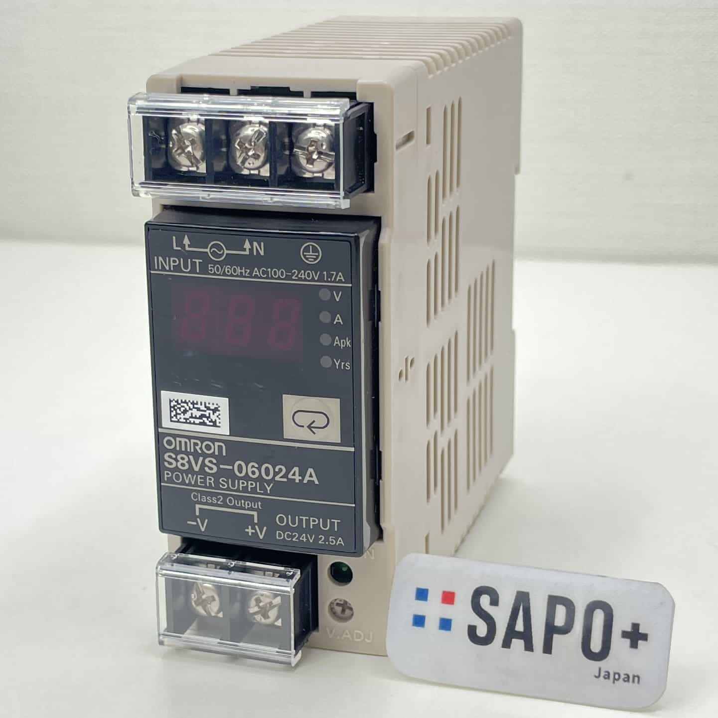 S8VS-06024A/ED2 スイッチング・パワーサプライ（表示モニター付仕様・交換時期お知らせ機能有・60W/24V） オムロン