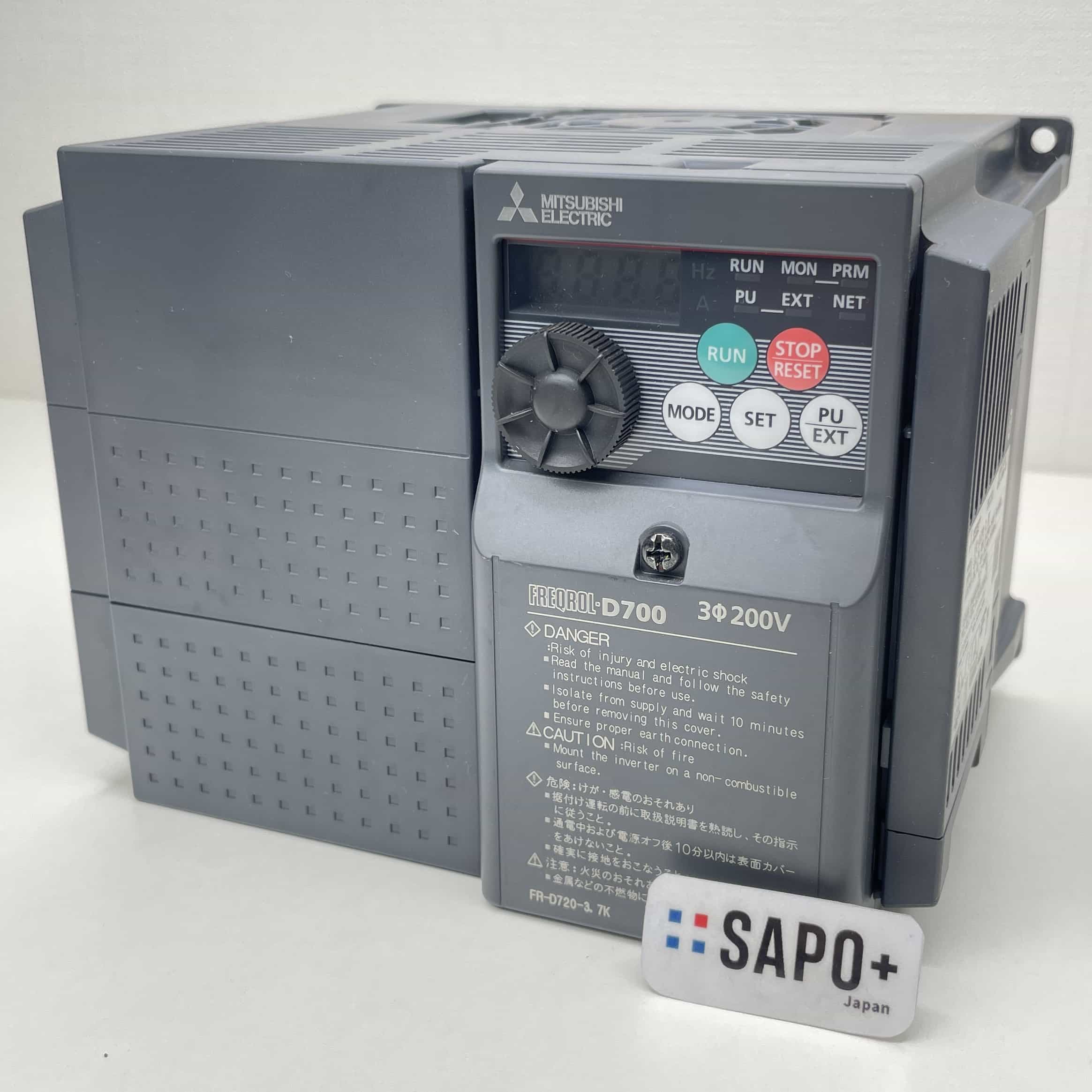 FR-D720-3.7K 2020年製 インバータ（三相200Vクラス・3.7kW） 三菱電機