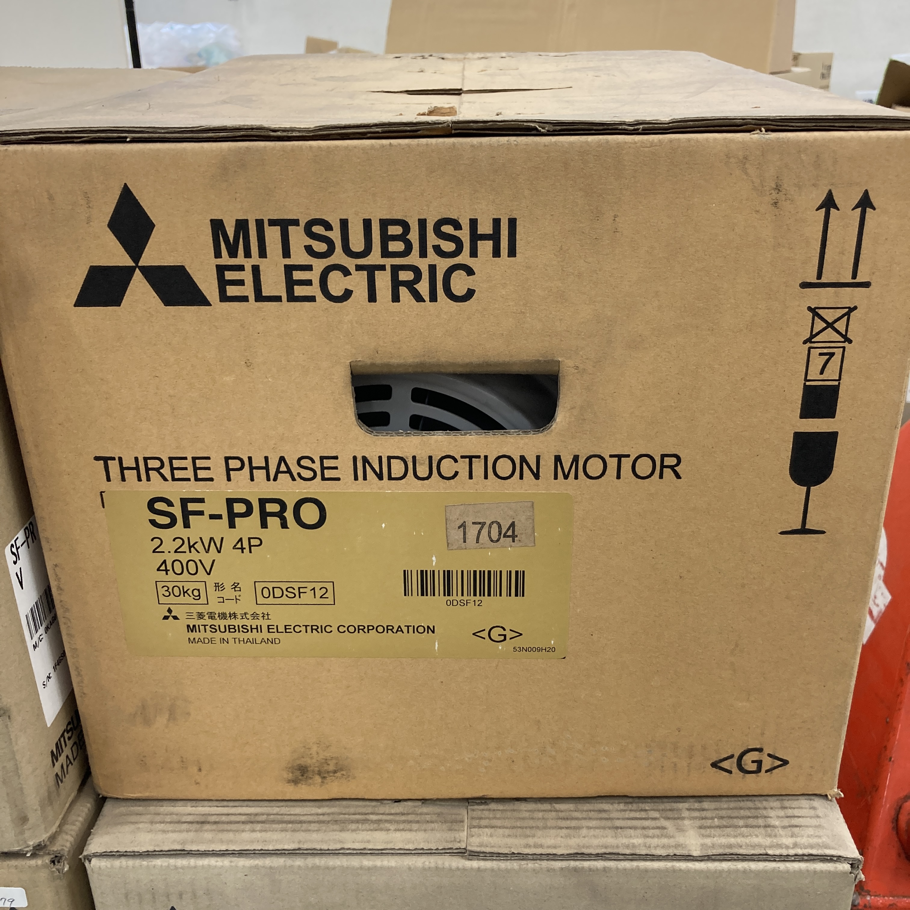SF-PRO 2.2kw 4P 400V 2017年製 屋外形三相高効率インダクションモータ 三菱電機
