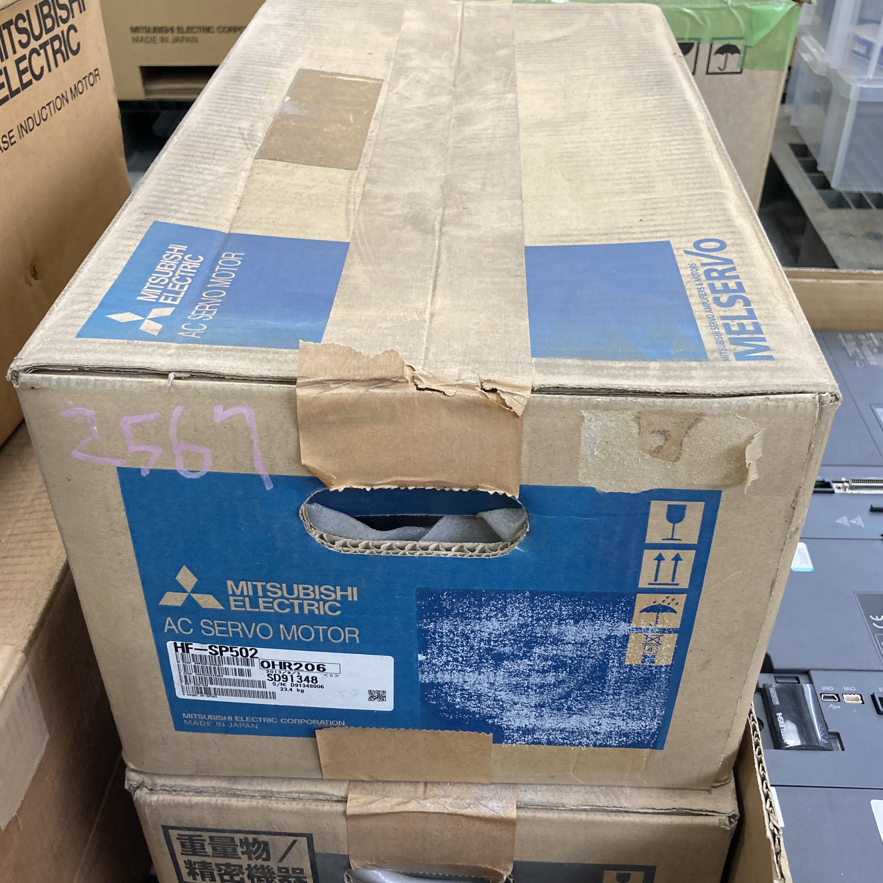 HF-SP502 2013年製 ACサーボモータ 三菱電機