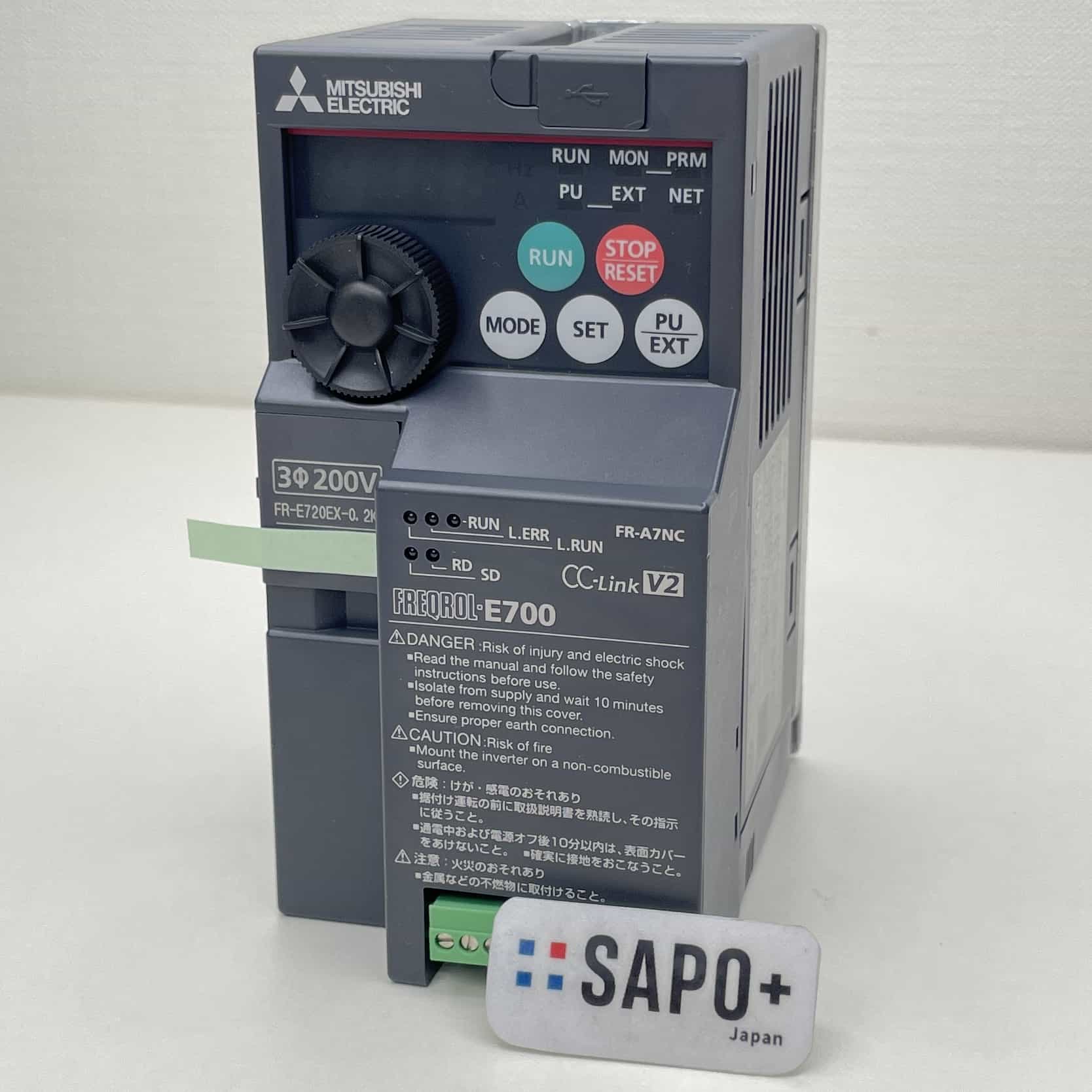 FR-E720EX-0.2K (FR-A7NC付属) 2020年製 センサレスサーボ 三菱電機