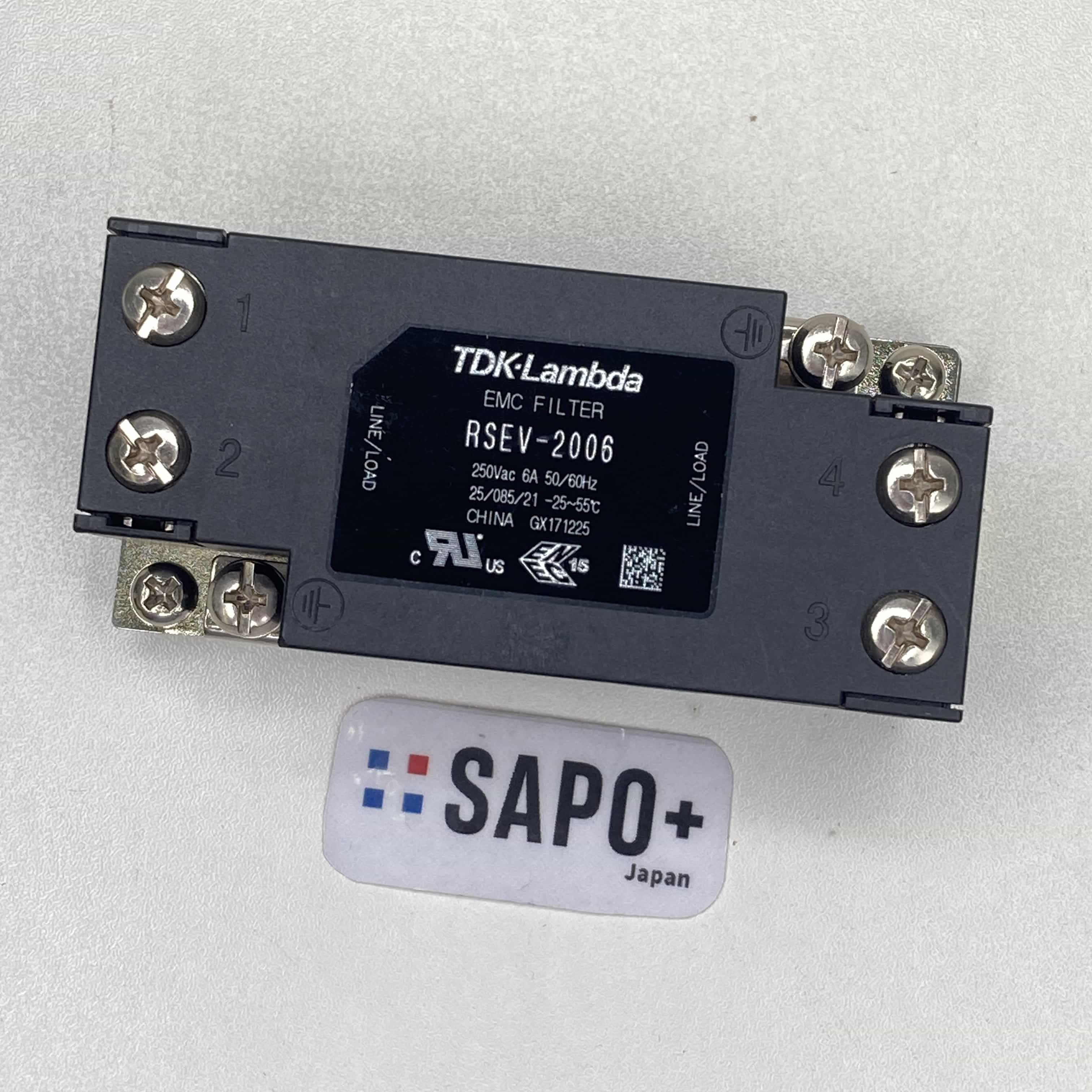 RSEV-2006 単相ノイズフィルタ TDK lambda