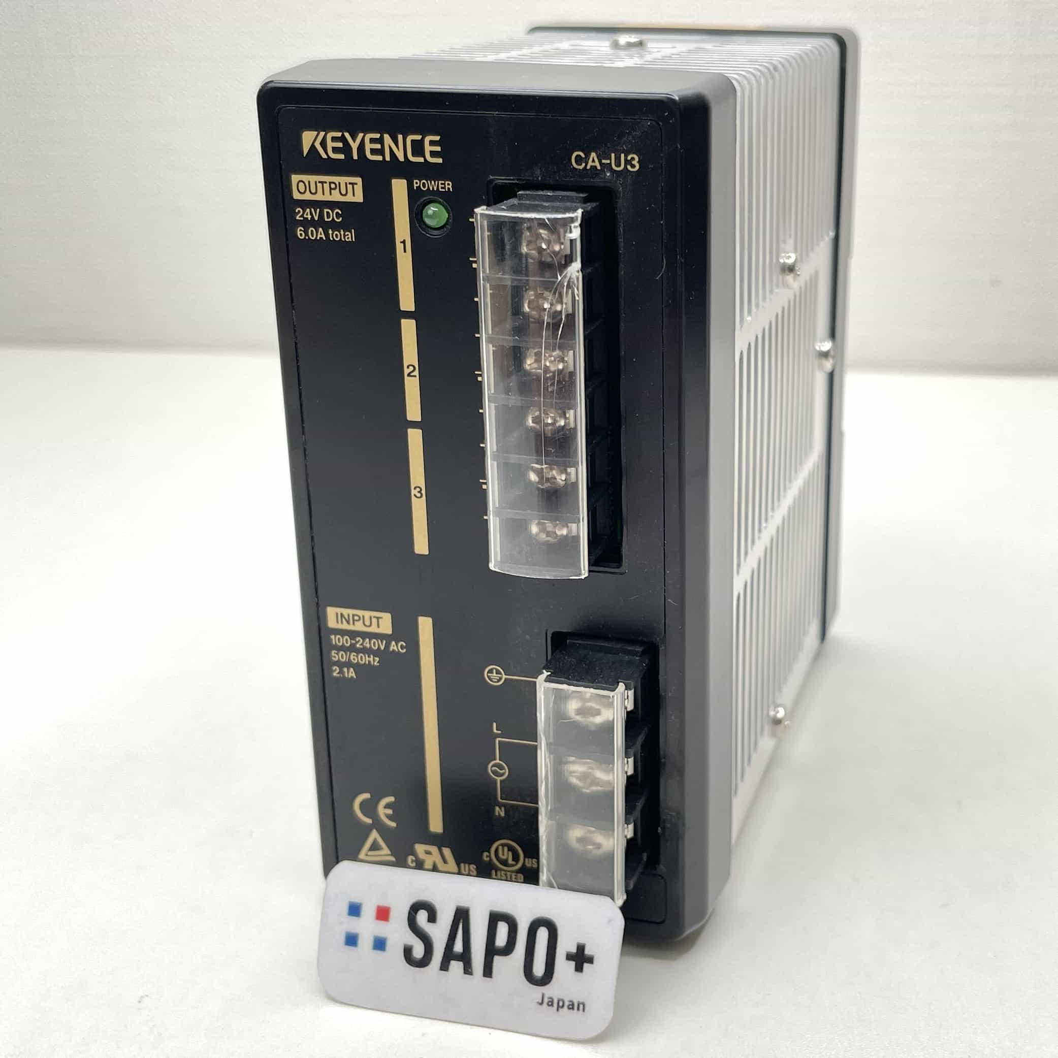 CA-U3  カバー破損有 画像センサ用PoE給電ユニット キーエンス