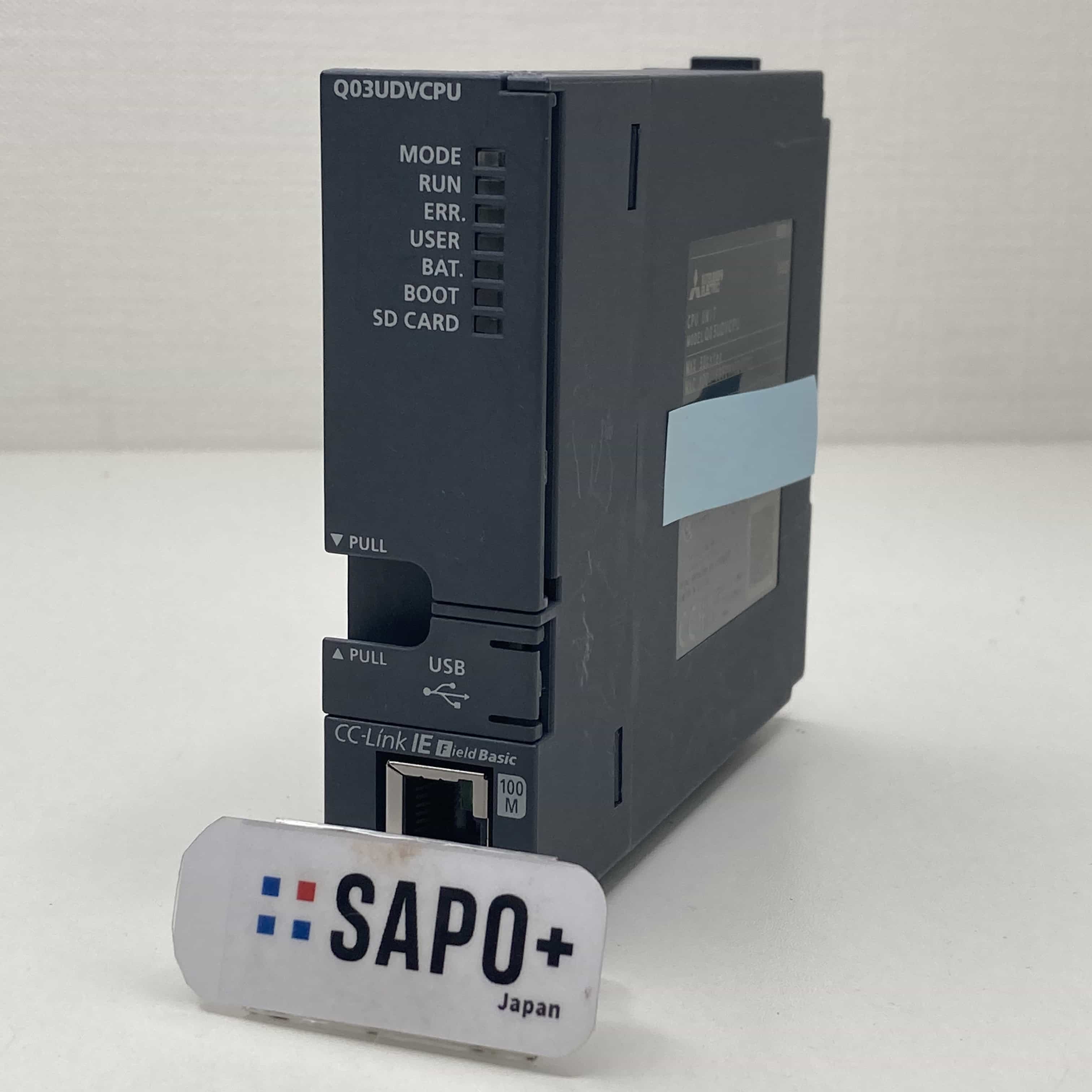 Q03UDVCPU 2018年製 初期化済 CPUユニット 三菱電機