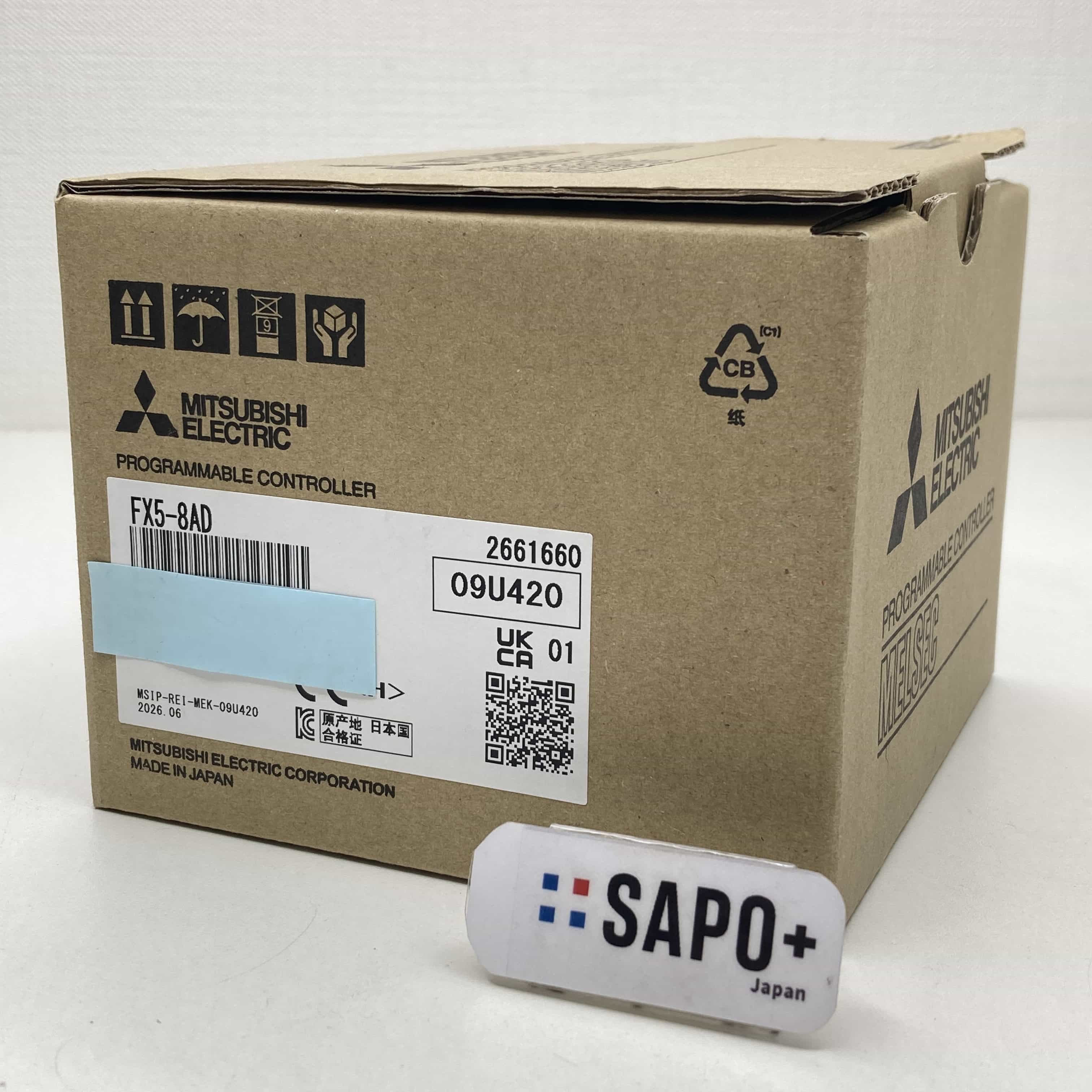 FX5-8AD 2026年製 多チャンネルアナログ入力ユニット 三菱電機