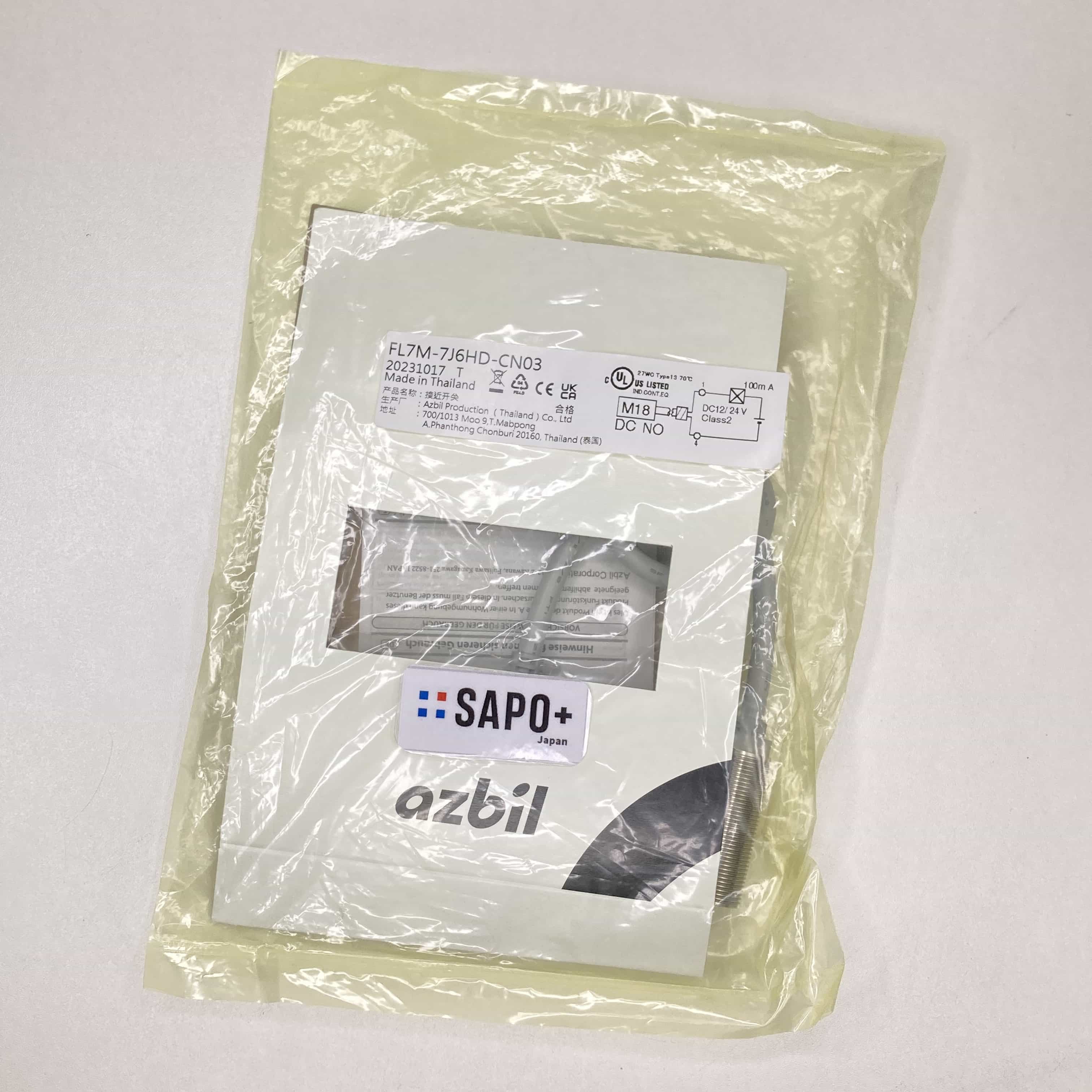 FL7M-7J6HD-CN03 2023年製 円柱形近接スイッチ アズビル