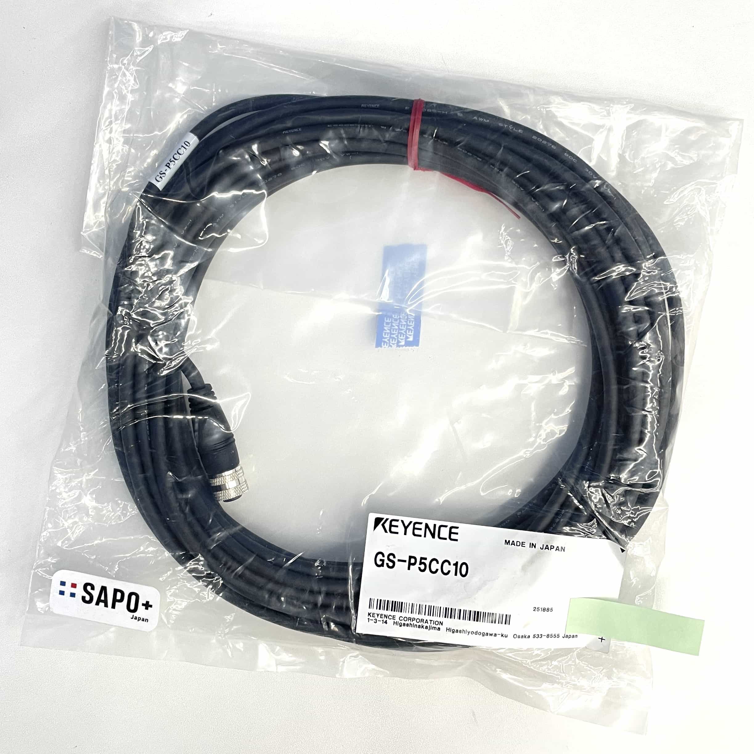 GS-P5CC10 セーフティドアスイッチ用接続ケーブル キーエンス