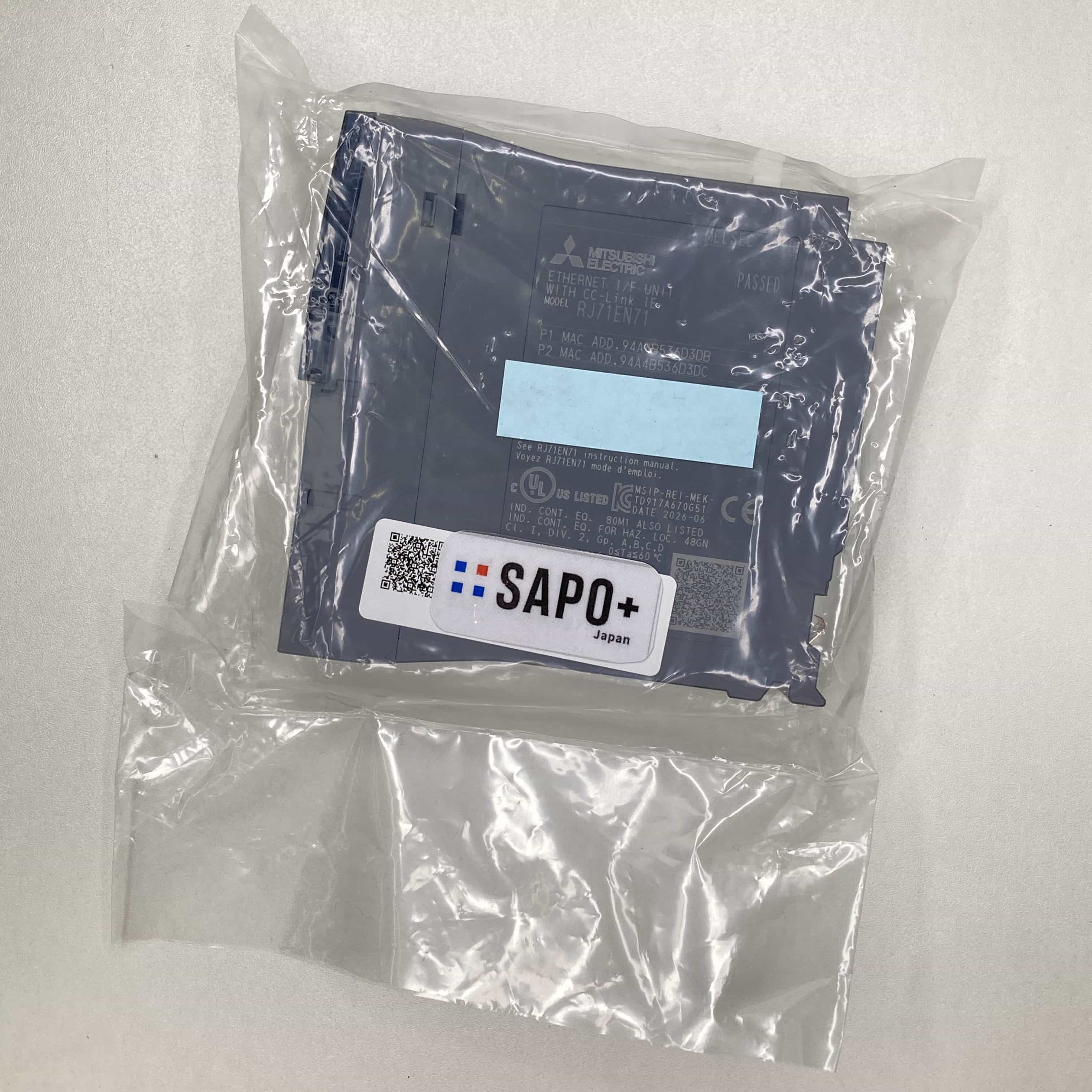 RJ71EN71 2026年製 Ethernet・CC-Link IE内蔵マルチCPU間高速基本ベースユニット用ネットワークユニット 三菱電機