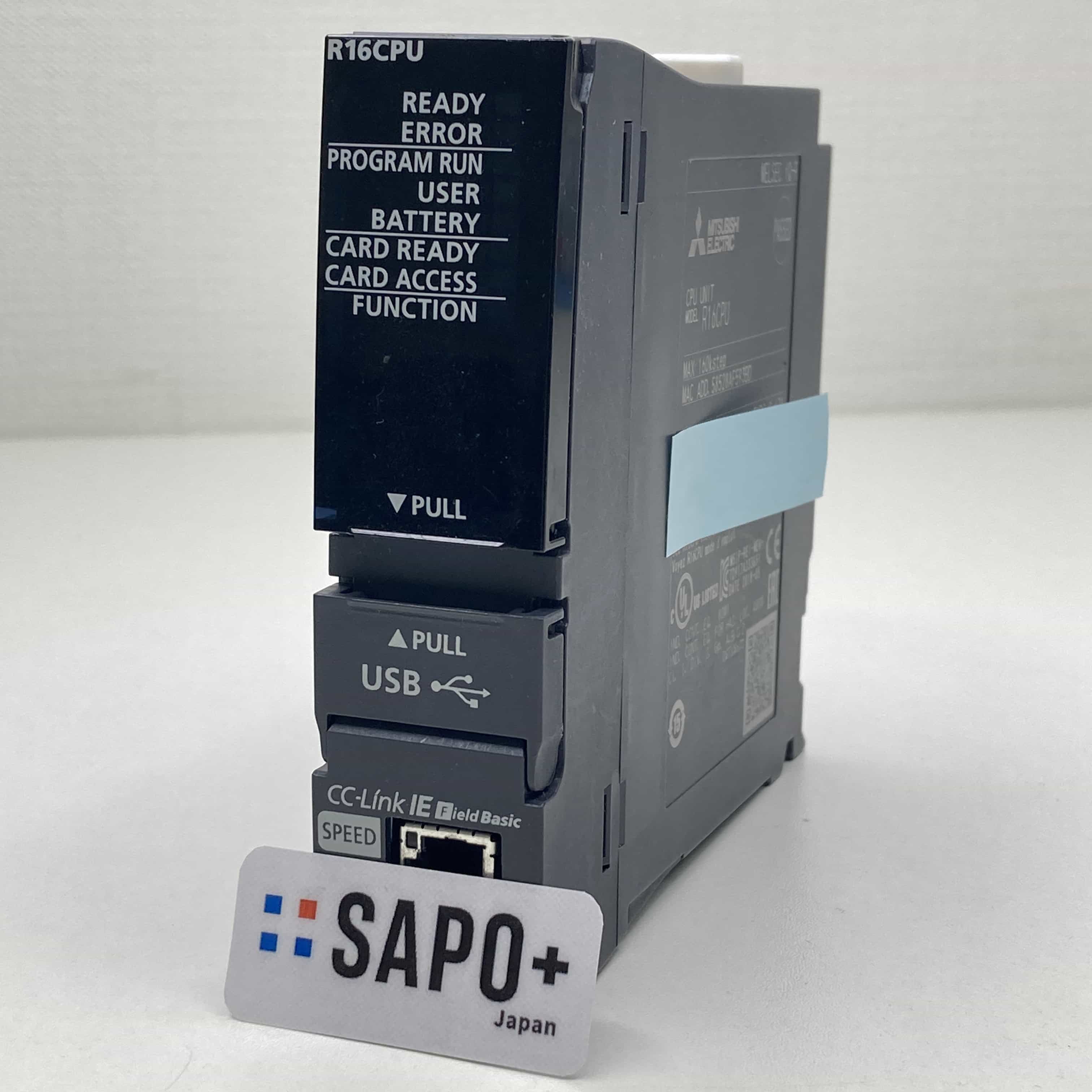 R16CPU 2018年製 初期化済 CPUユニット 三菱電機