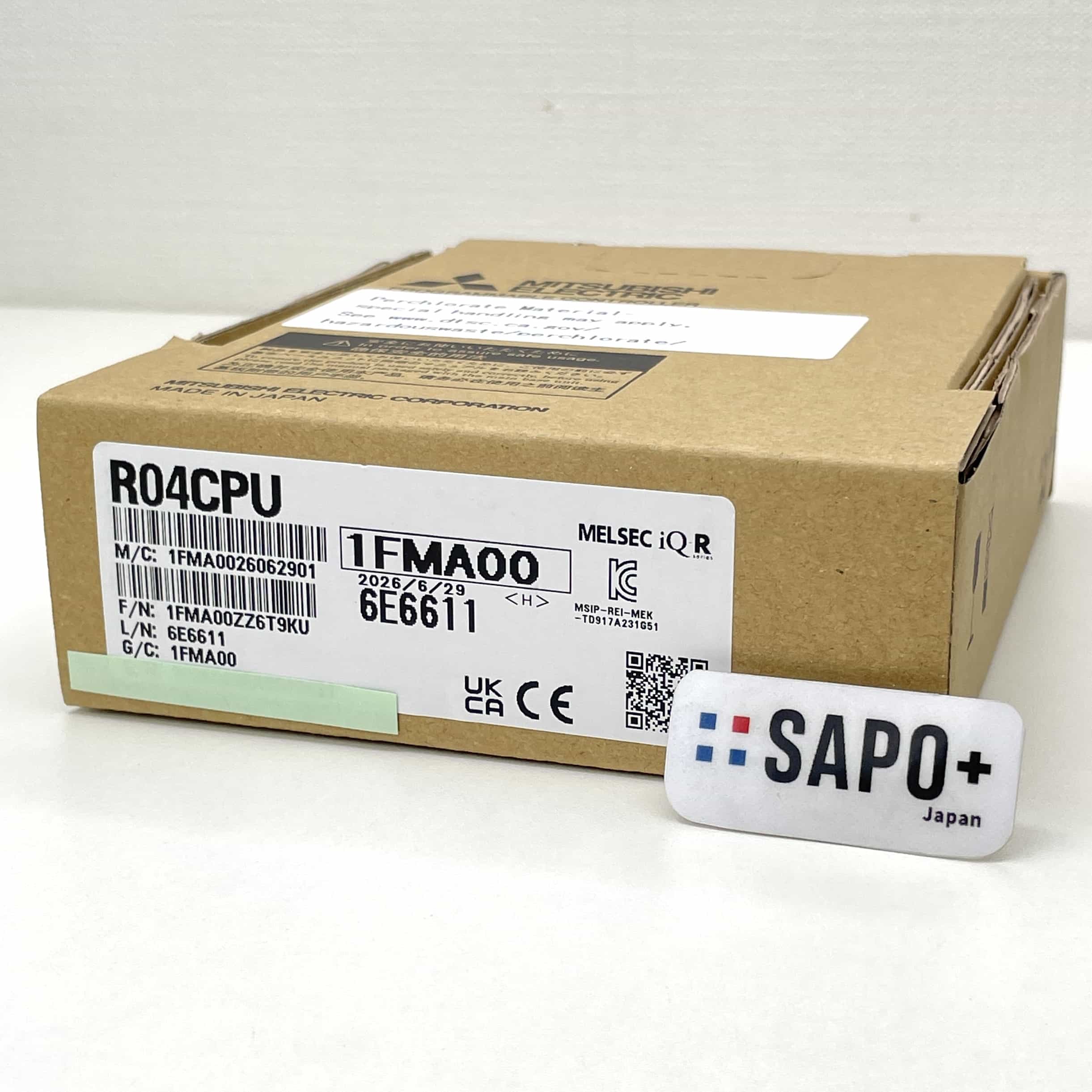R04CPU 2026年製 PLC CPUユニット 三菱電機