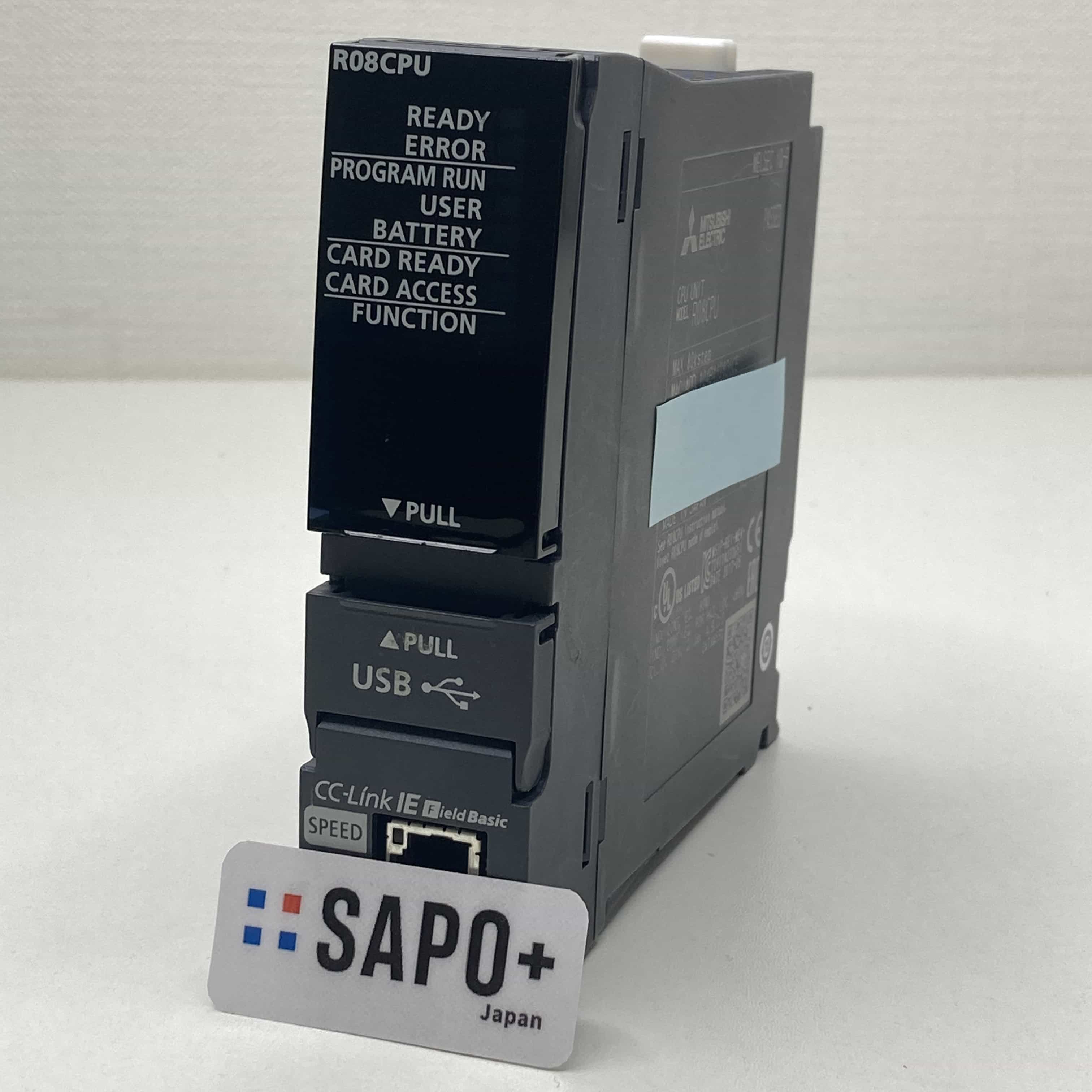 R08CPU 2017年製 初期化済 PLC CPUユニット 三菱電機