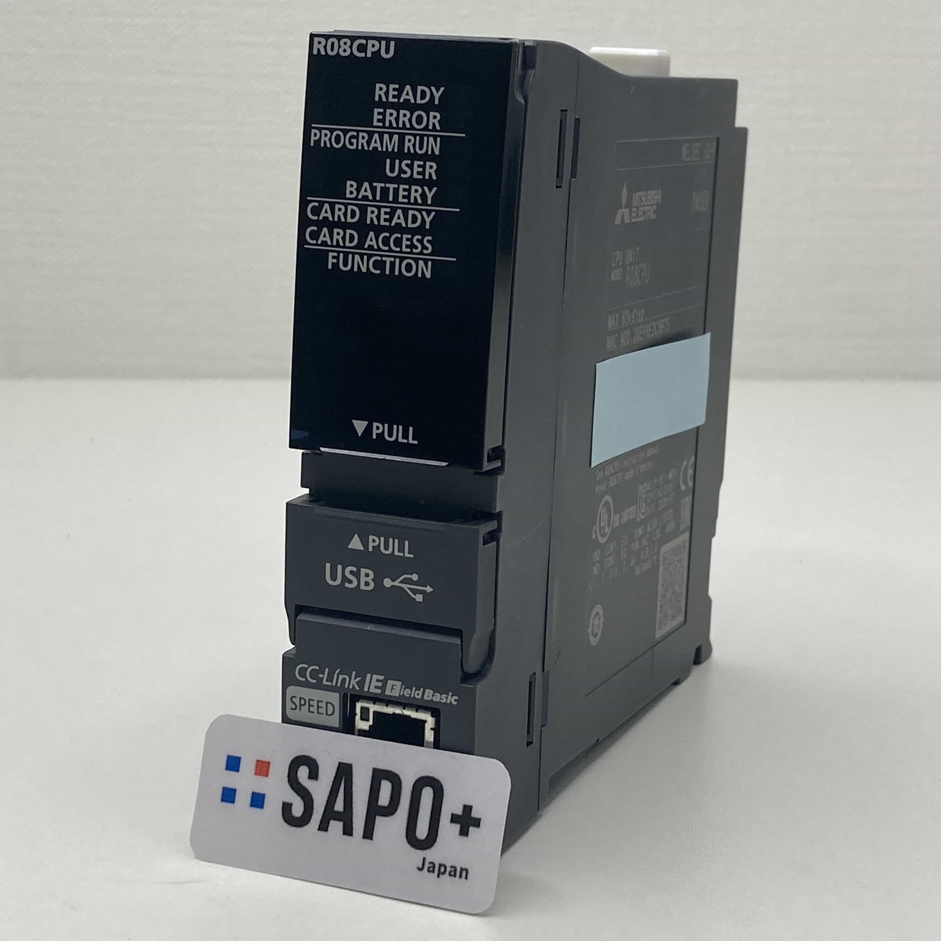 R08CPU 2020年製 初期化済 PLC CPUユニット 三菱電機