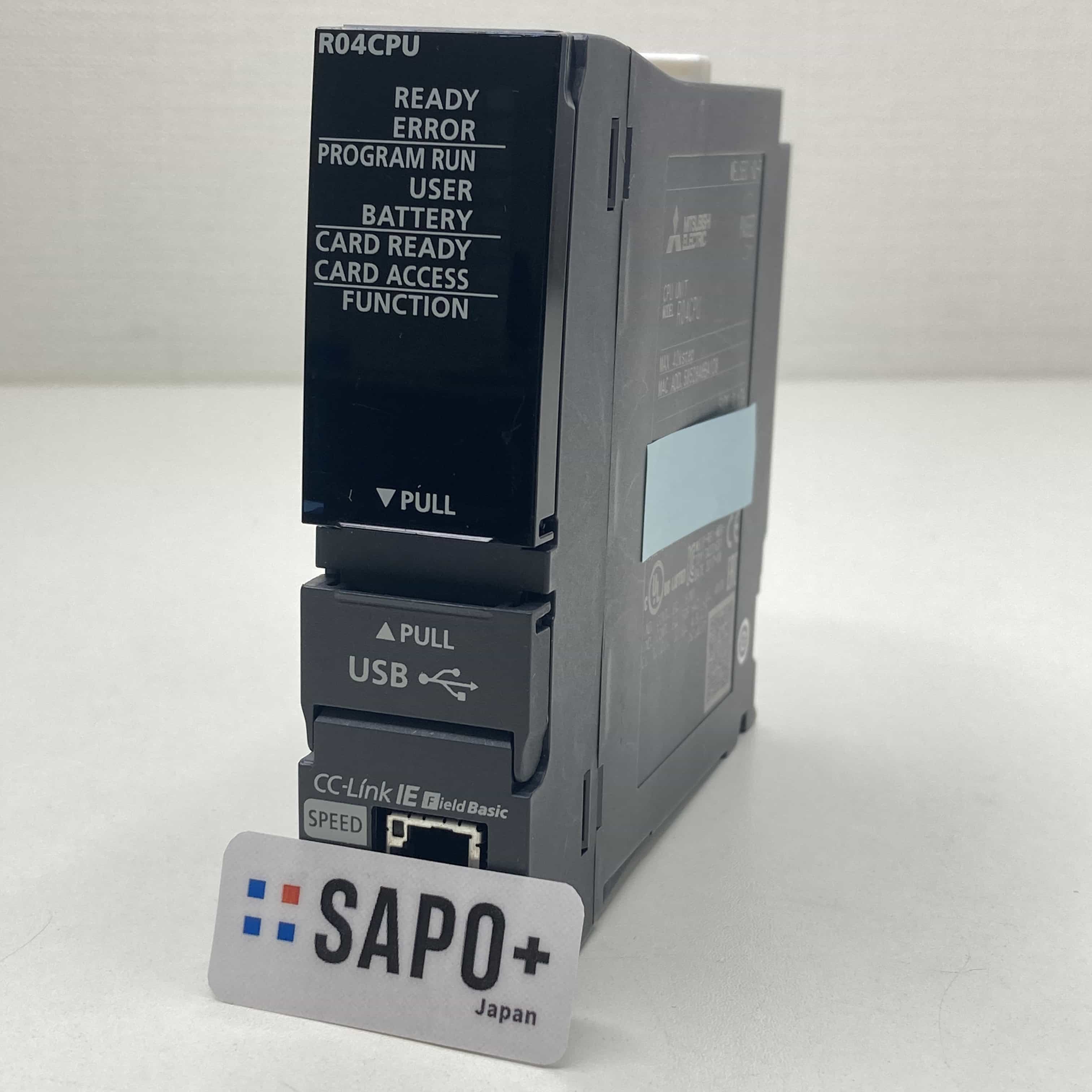 R04CPU 2017年製 初期化済 PLC CPUユニット 三菱電機