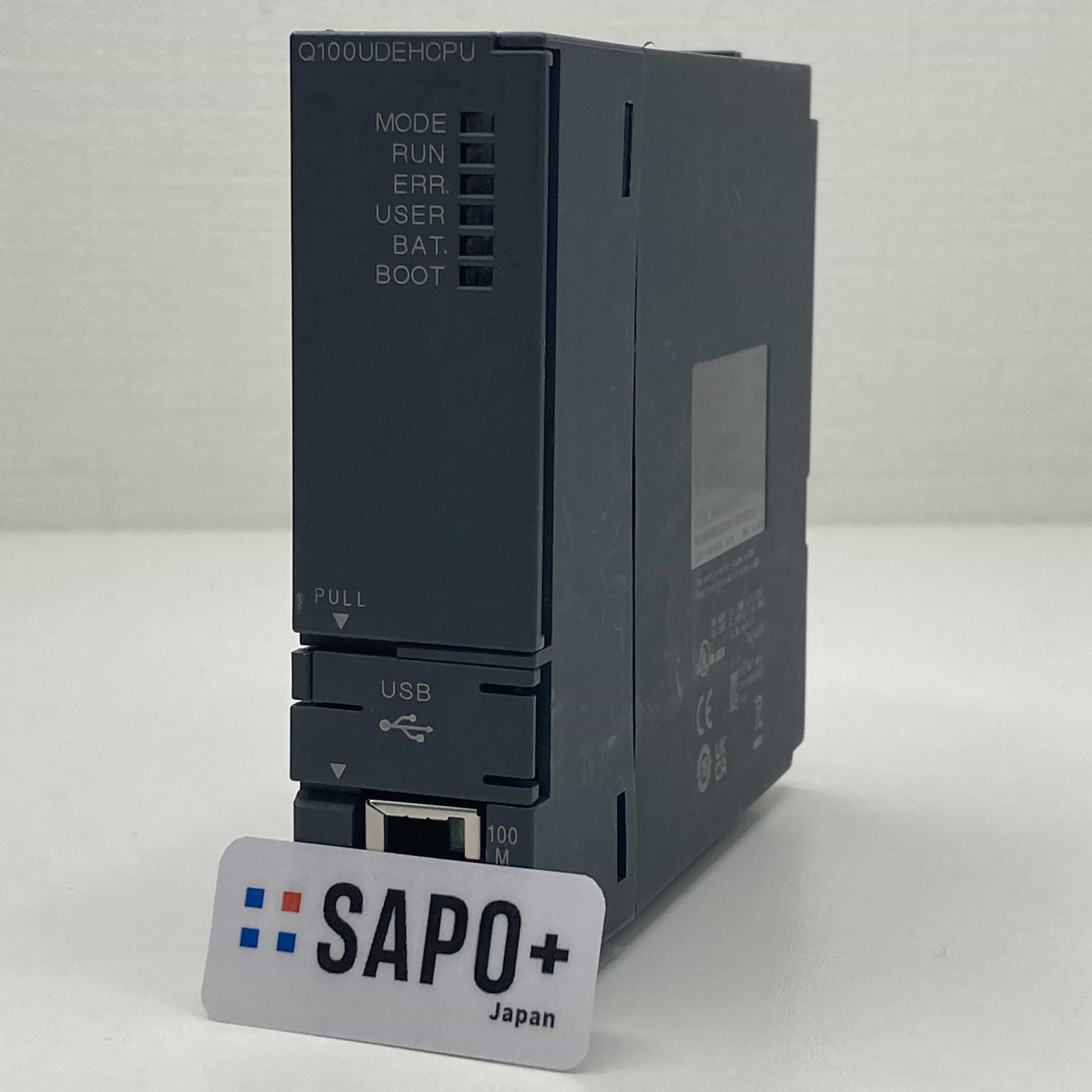 Q100UDEHCPU 2024年製 ｼﾘｱﾙ違い/初期化済 PLC CPUユニット 三菱電機