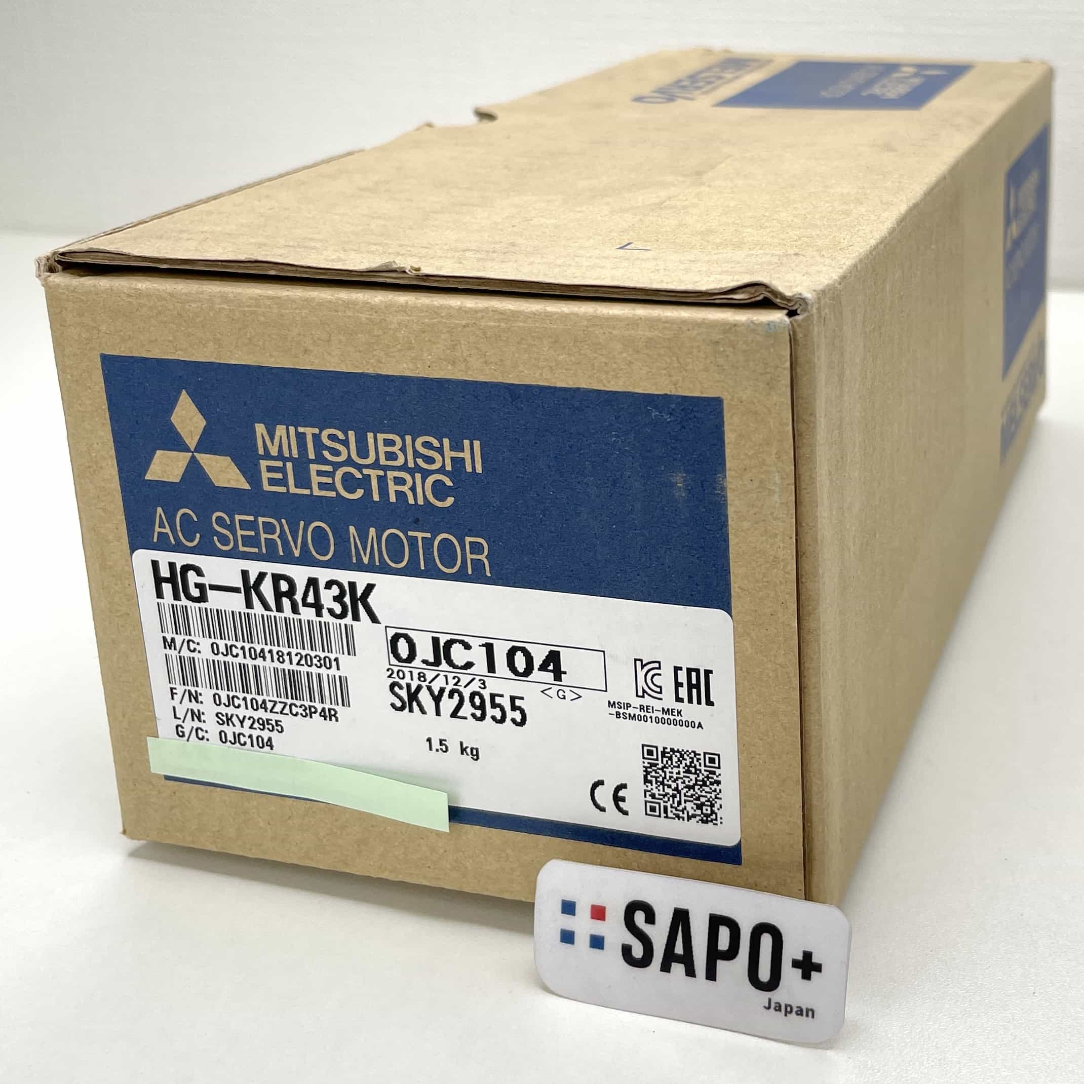 HG-KR43K 2018年製 ACサーボモータ 三菱電機
