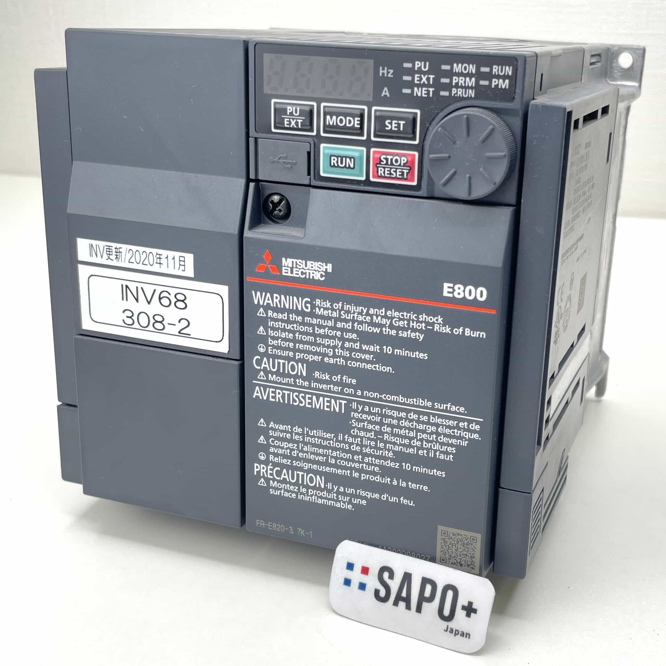 FR-E820-3.7K-1 2020年製 インバータ 三菱電機
