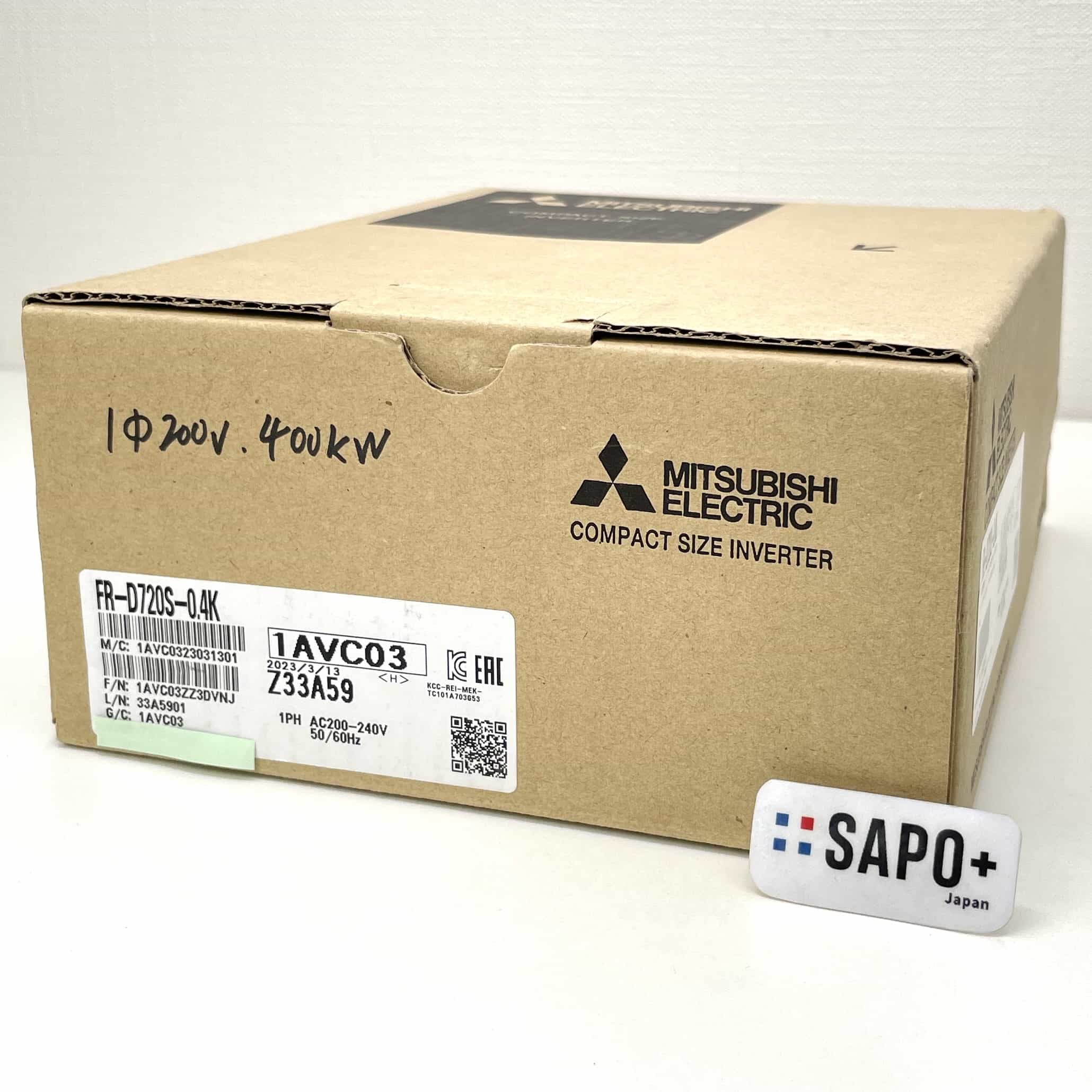 FR-D720S-0.4K 2023年製 インバータ 三菱電機