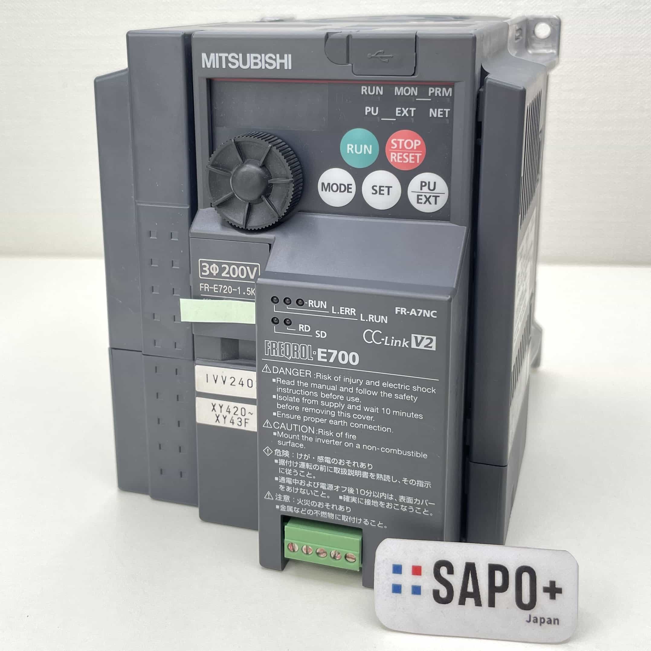 FR-E720-1.5K (FR-A7NC付属) 2023年製 インバータ 三菱電機