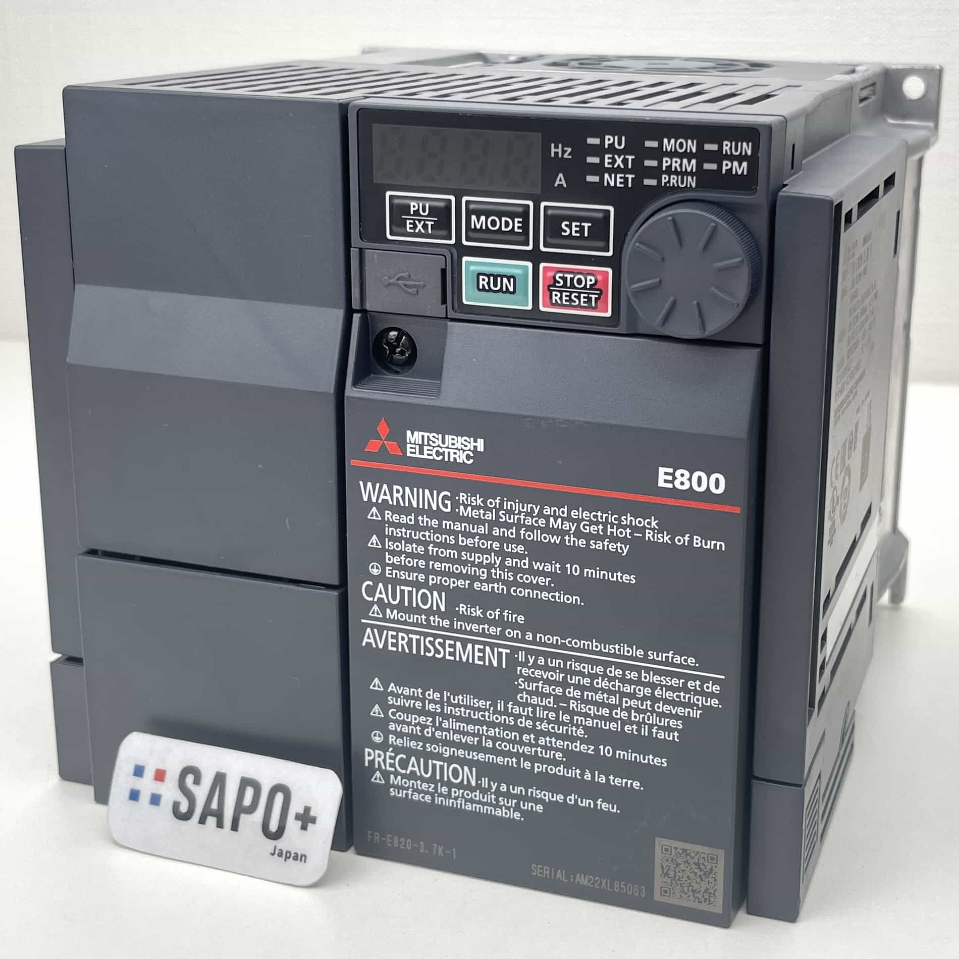 FR-E820-3.7K-1 2022年製 カバーシリアル違い インバータ 三菱電機