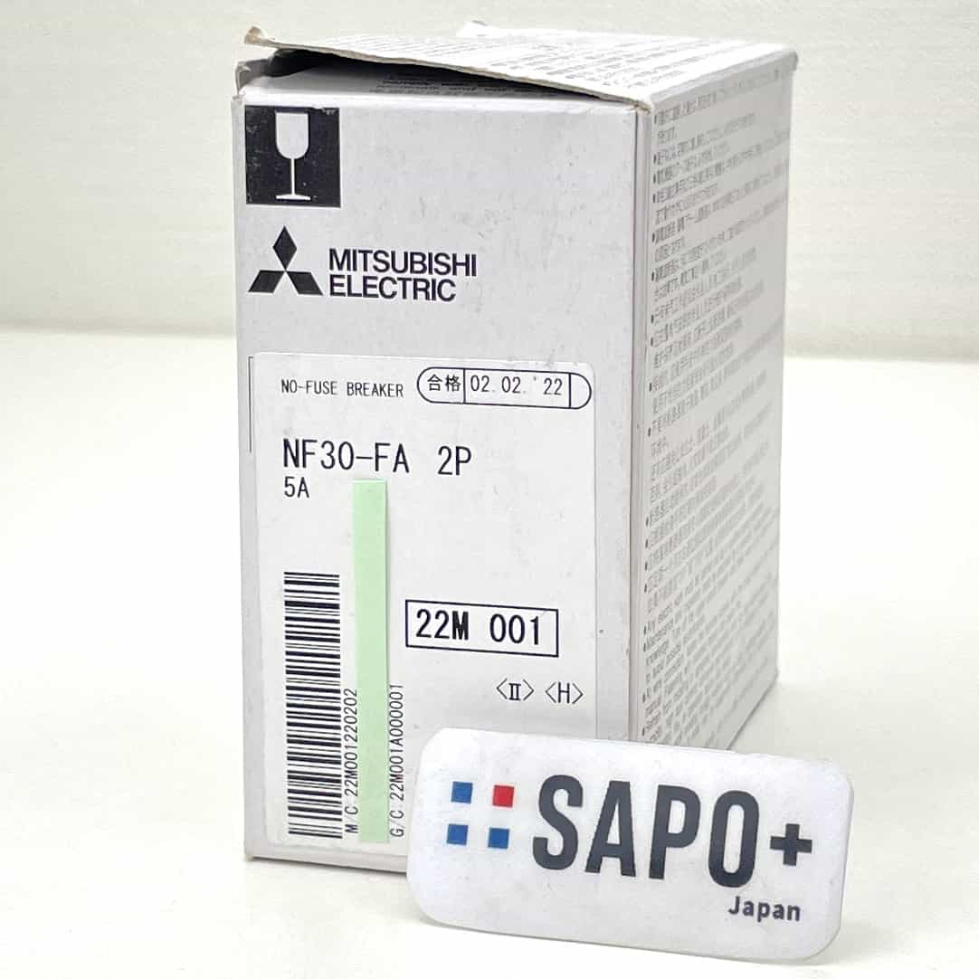 NF30-FA 2P 5A 2022年製 ノーヒューズ遮断器 三菱電機