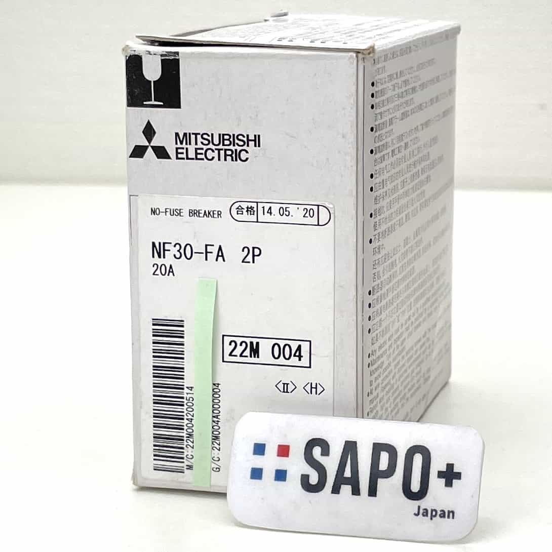 NF30-FA 2P 20A 2020年製 ノーヒューズ遮断器 三菱電機