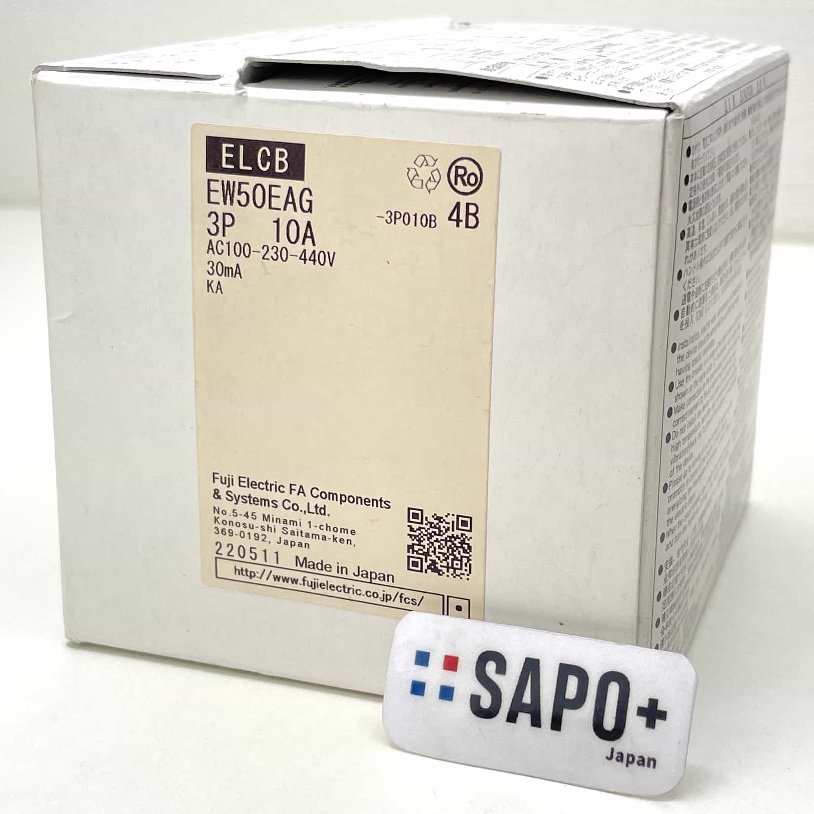 EW50EAG-3P010 漏電遮断器 富士電機