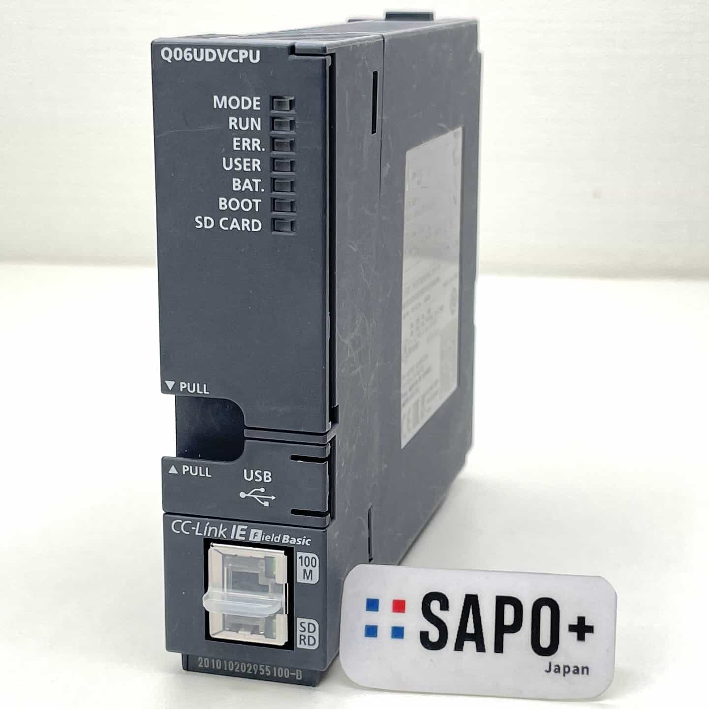 Q06UDVCPU 2018年製 ｶﾊﾞｰ,ｼﾘｱﾙ違い/初期化済 PLC CPUユニット 三菱電機