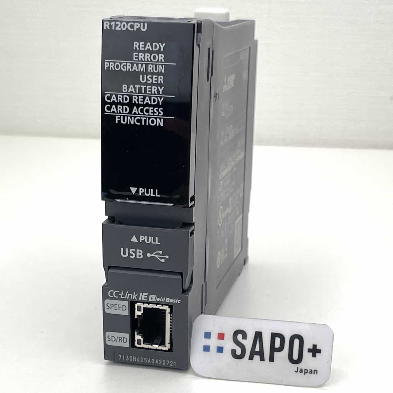 R120CPU 2024年製 ｶﾊﾞｰ,ｼﾘｱﾙ違い/初期化済 PLC CPUユニット 三菱電機