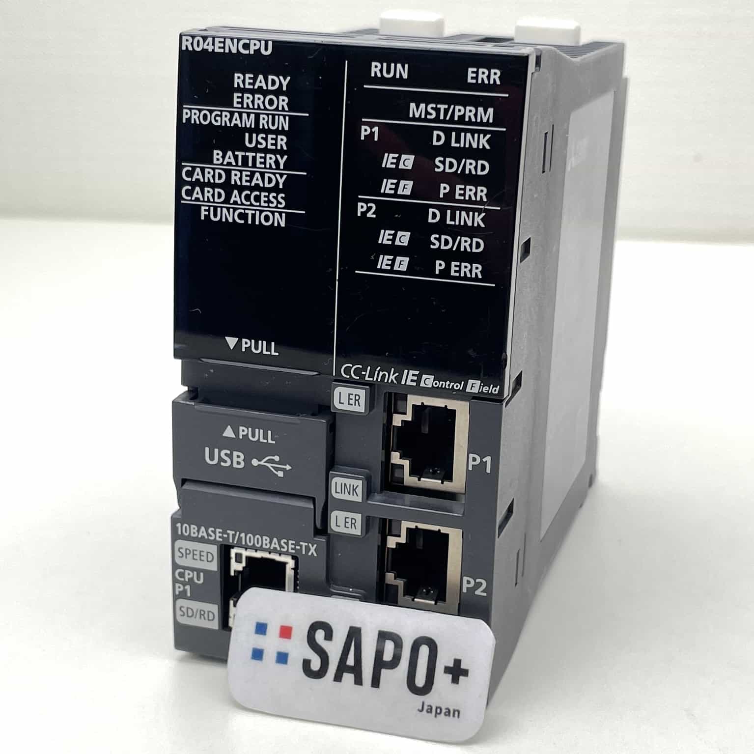 R04ENCPU 2016年製 初期化済 ネットワーク内蔵CPUユニット 三菱電機