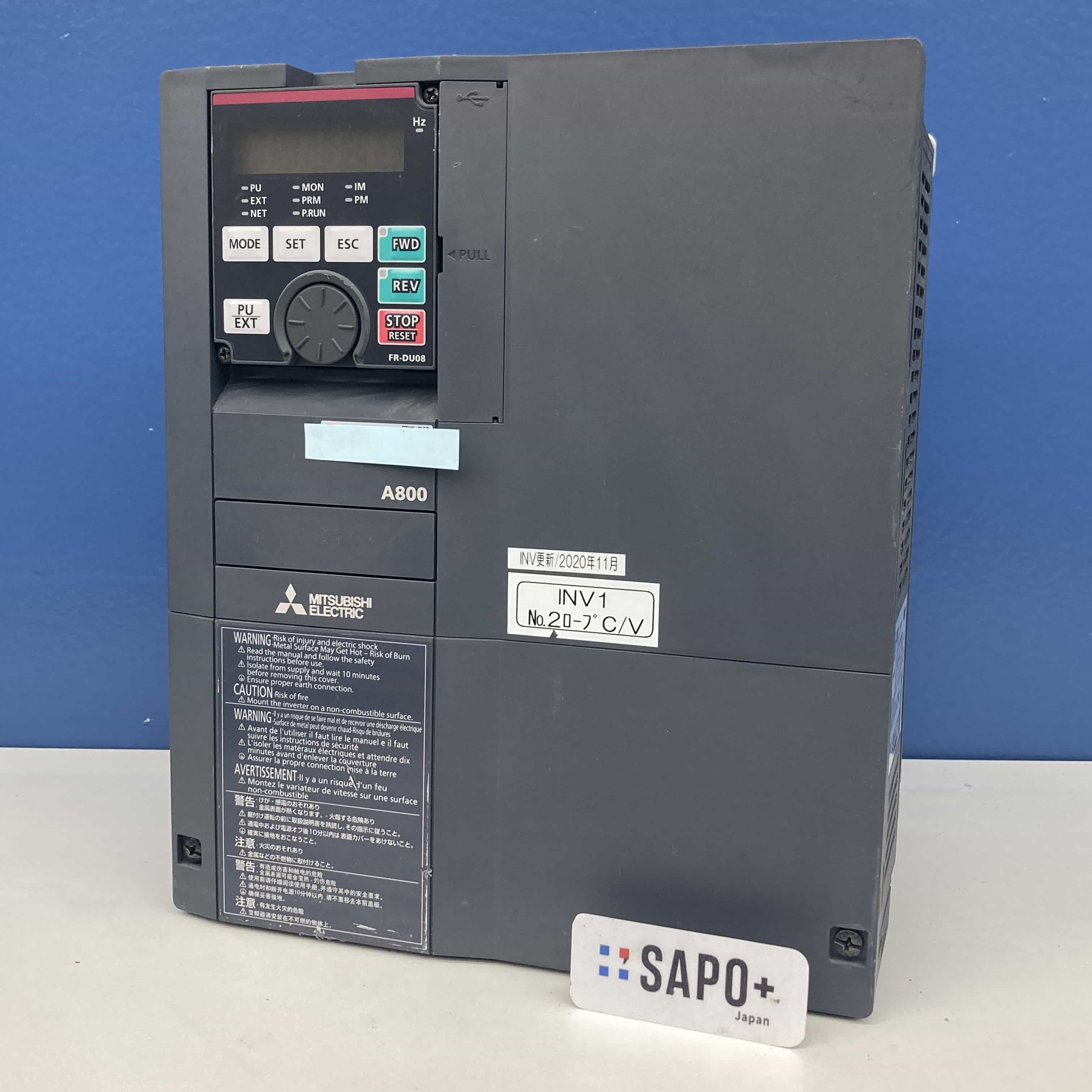 FR-A820-5.5K-1 2020年製 インバータ 三菱電機
