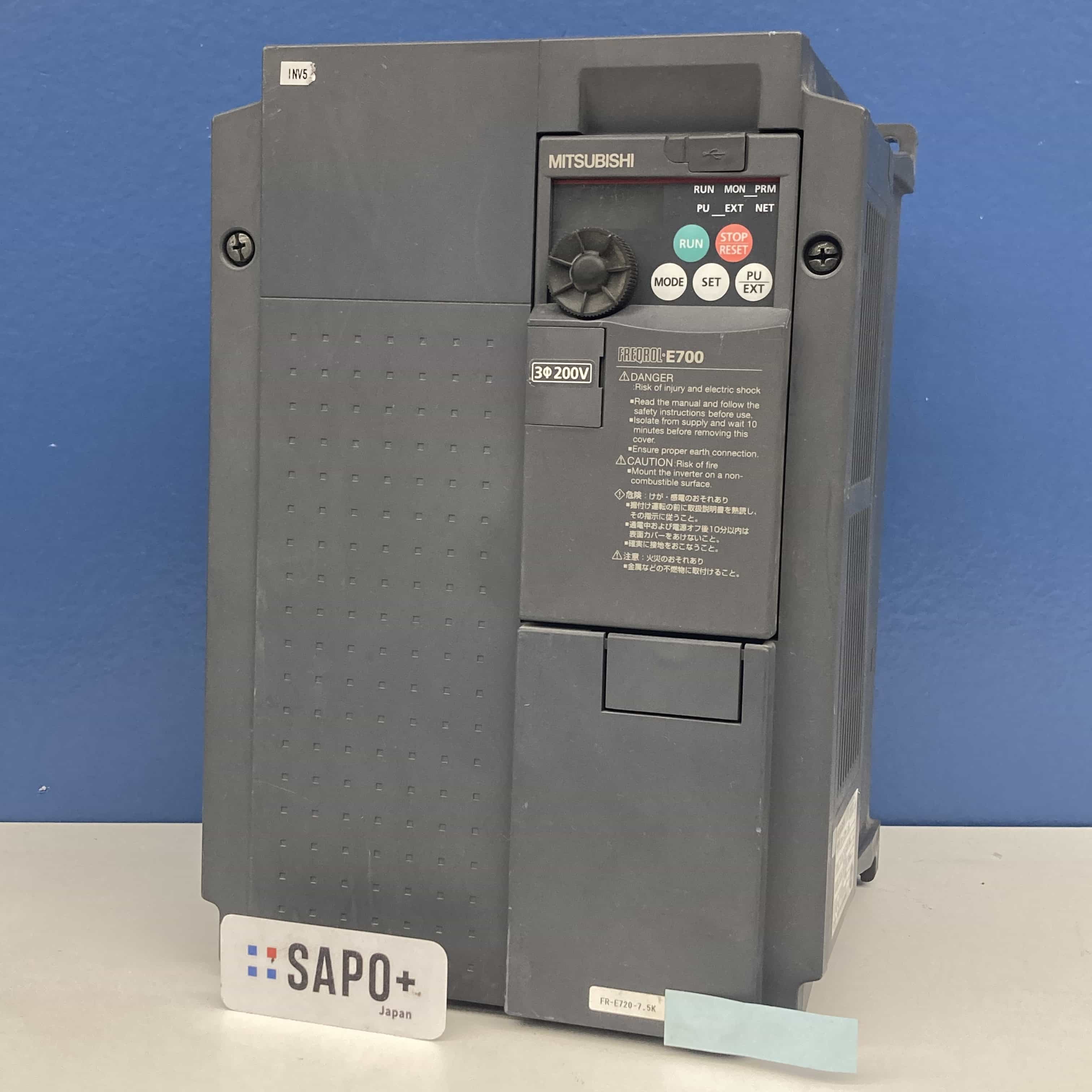 FR-E720-7.5K 2014年製 インバータ 三菱電機