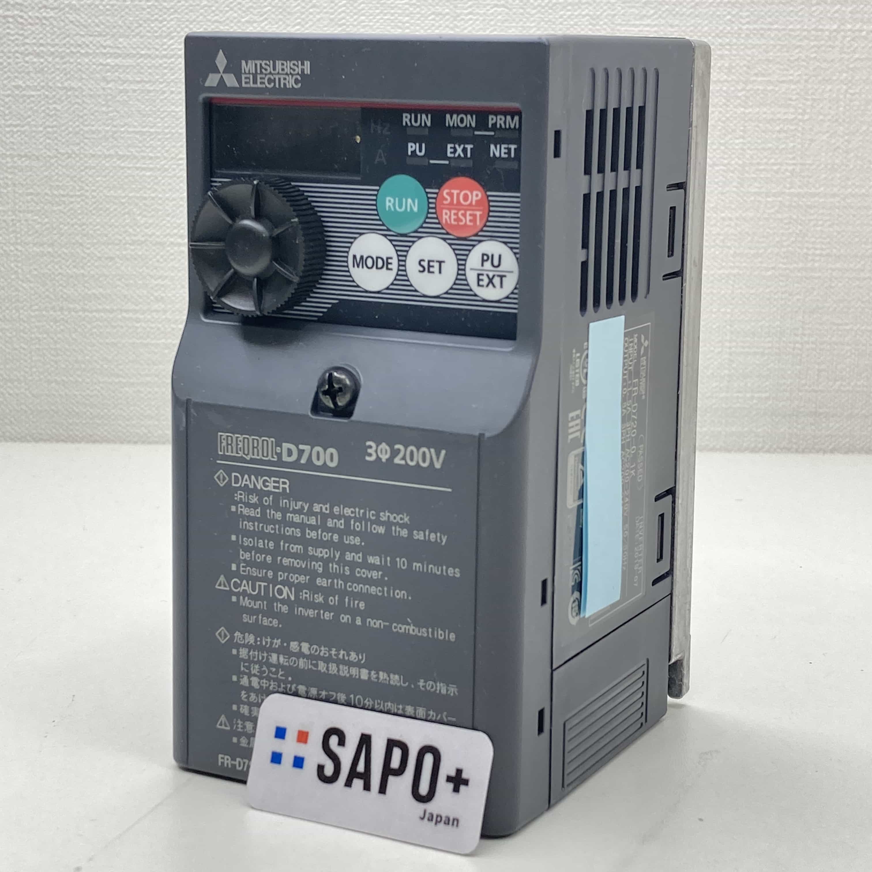 FR-D720-0.1K 2019年製 インバータ 三菱電機