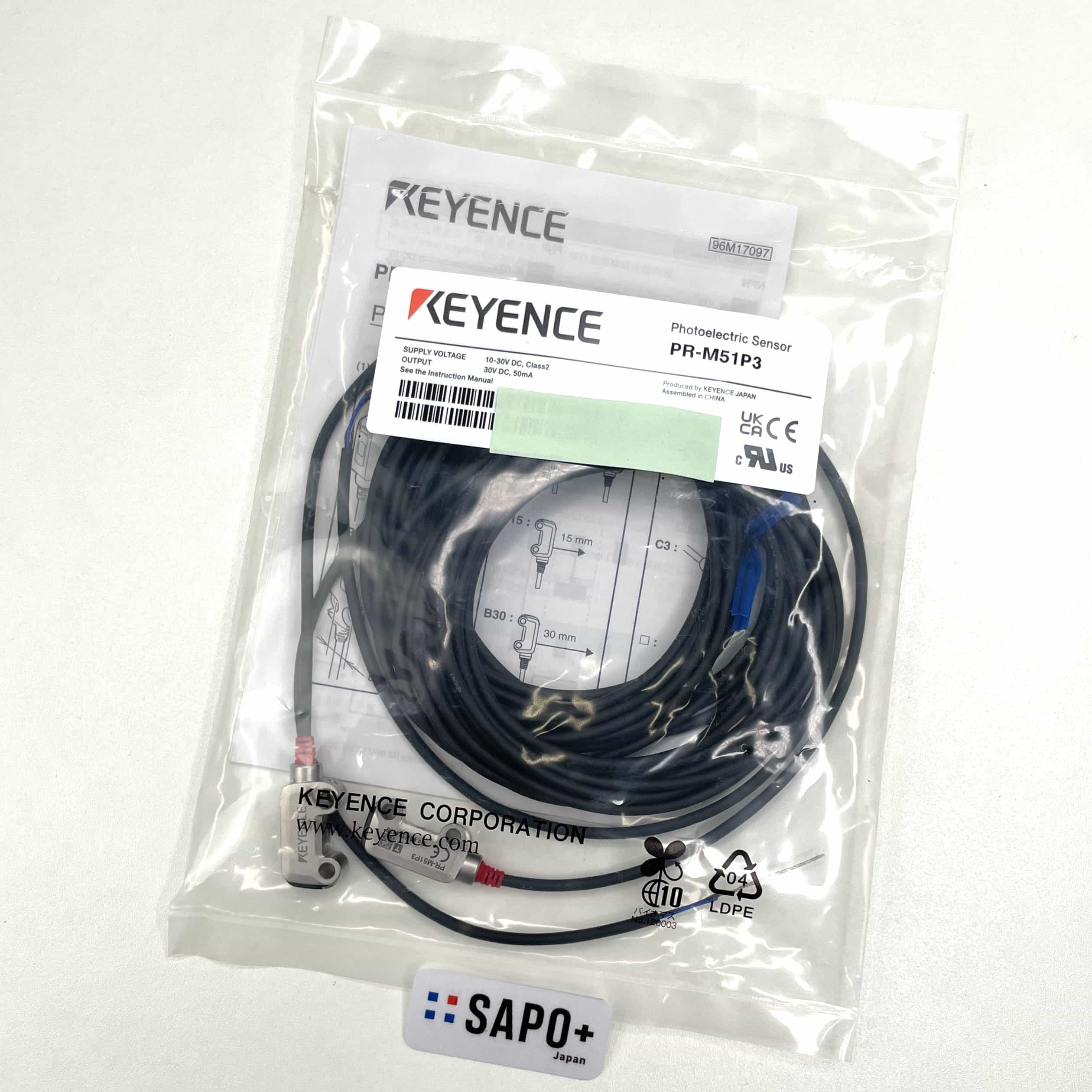 PR-M51P3 小型アンプ内蔵光電センサ キーエンス