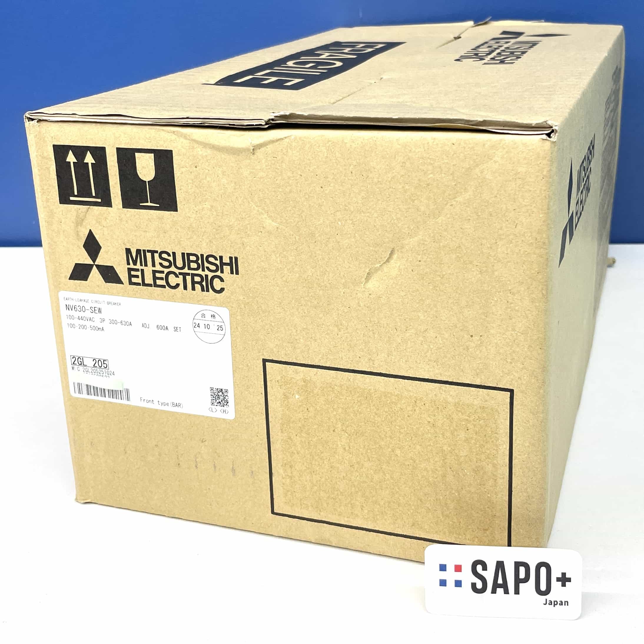 NV630-SEW 3P 600A 可調整 100･200･500mA 2025年製 漏電遮断器 三菱電機
