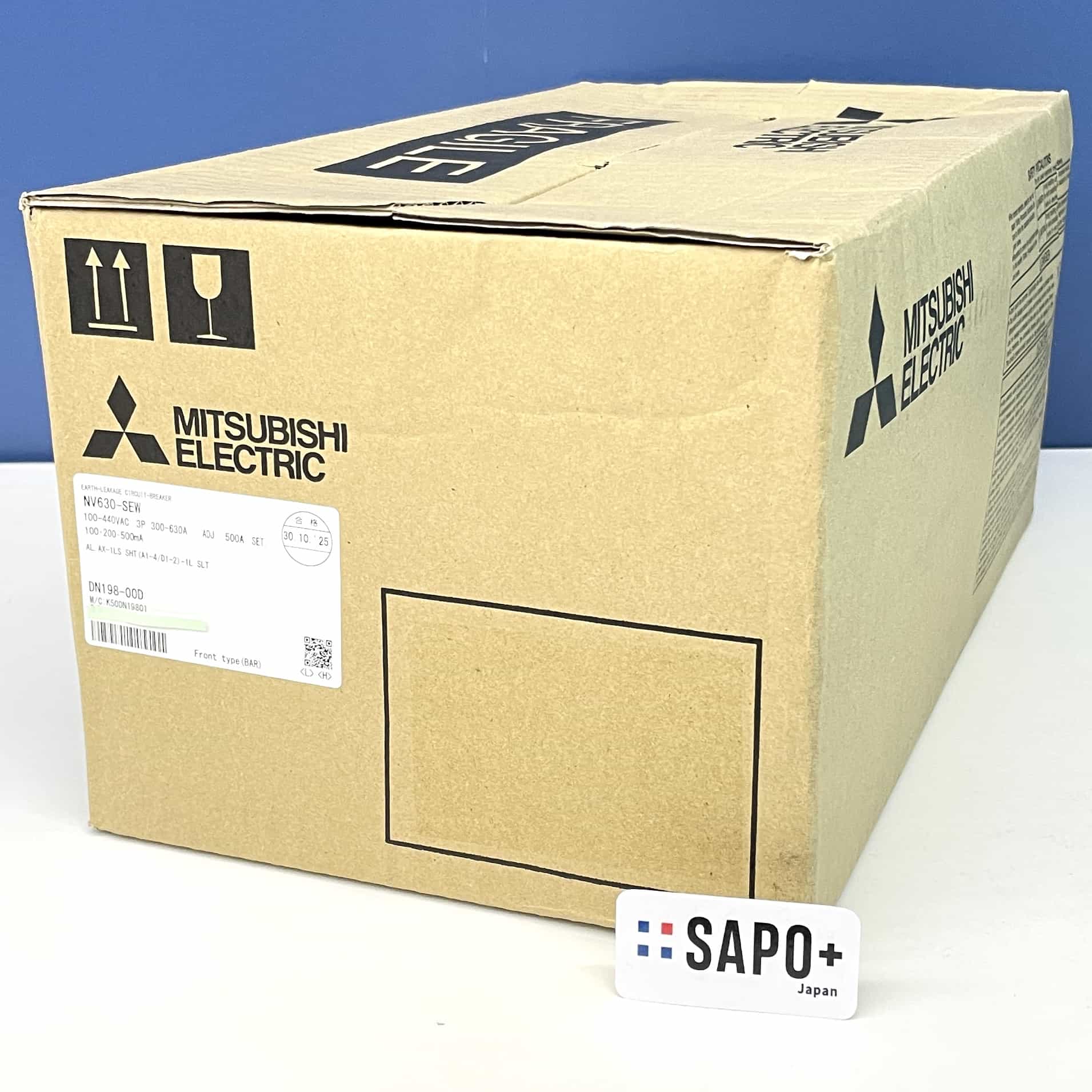 NV630-SEW 100-440VAC 3P 300-630A 500A 2025年製 漏電遮断器 三菱電機
