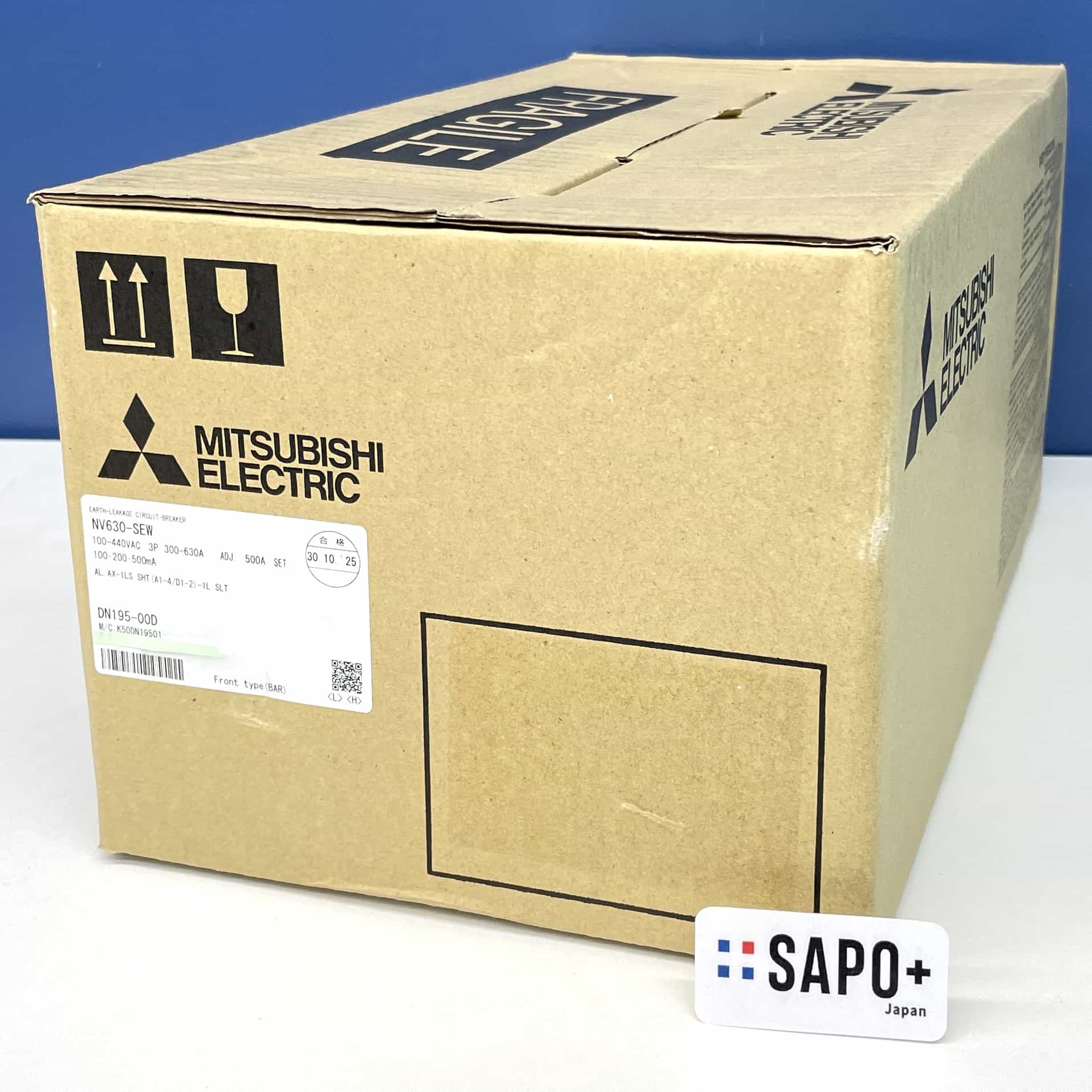 NV630-SEW 100-440VAC 3P 300-630A 500A 2025年製 漏電遮断器 三菱電機