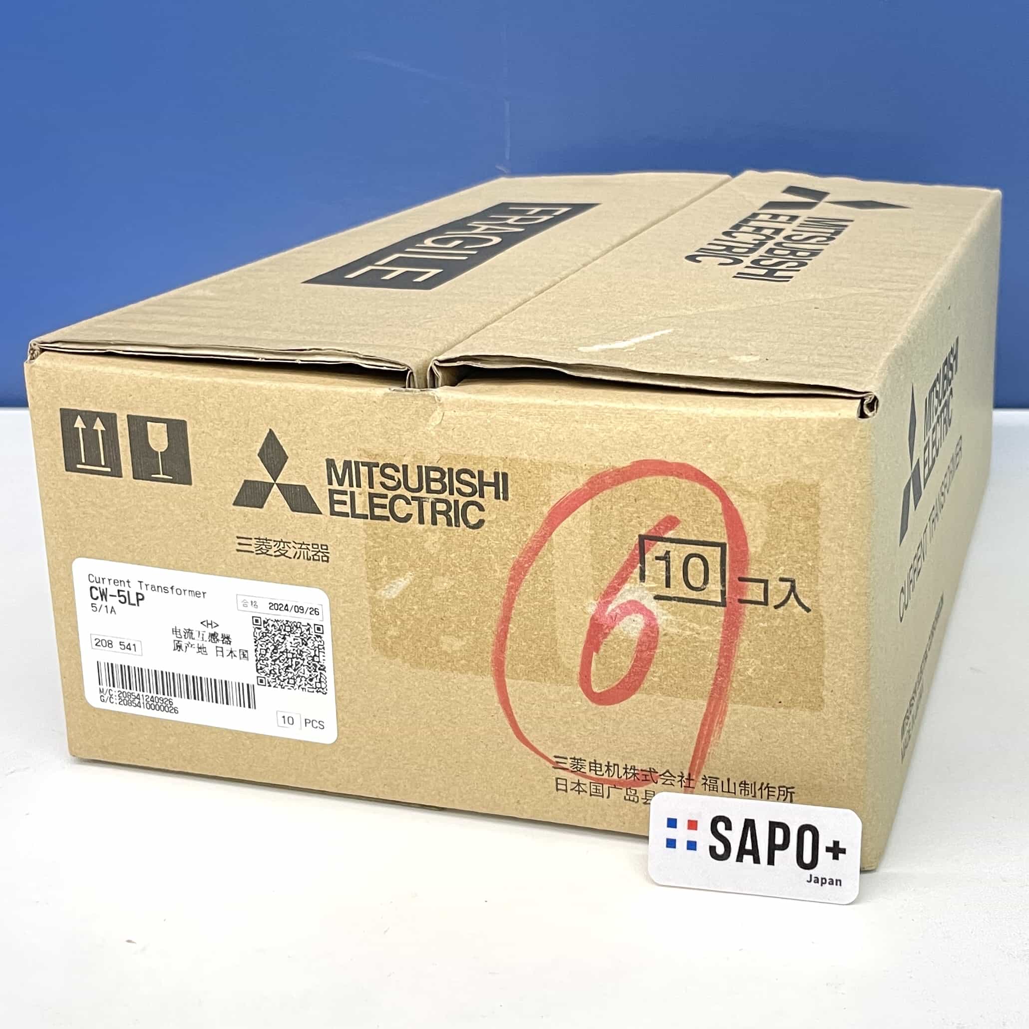 CW-5LP 5/1A (4個入) 2024年製 変流器 三菱電機