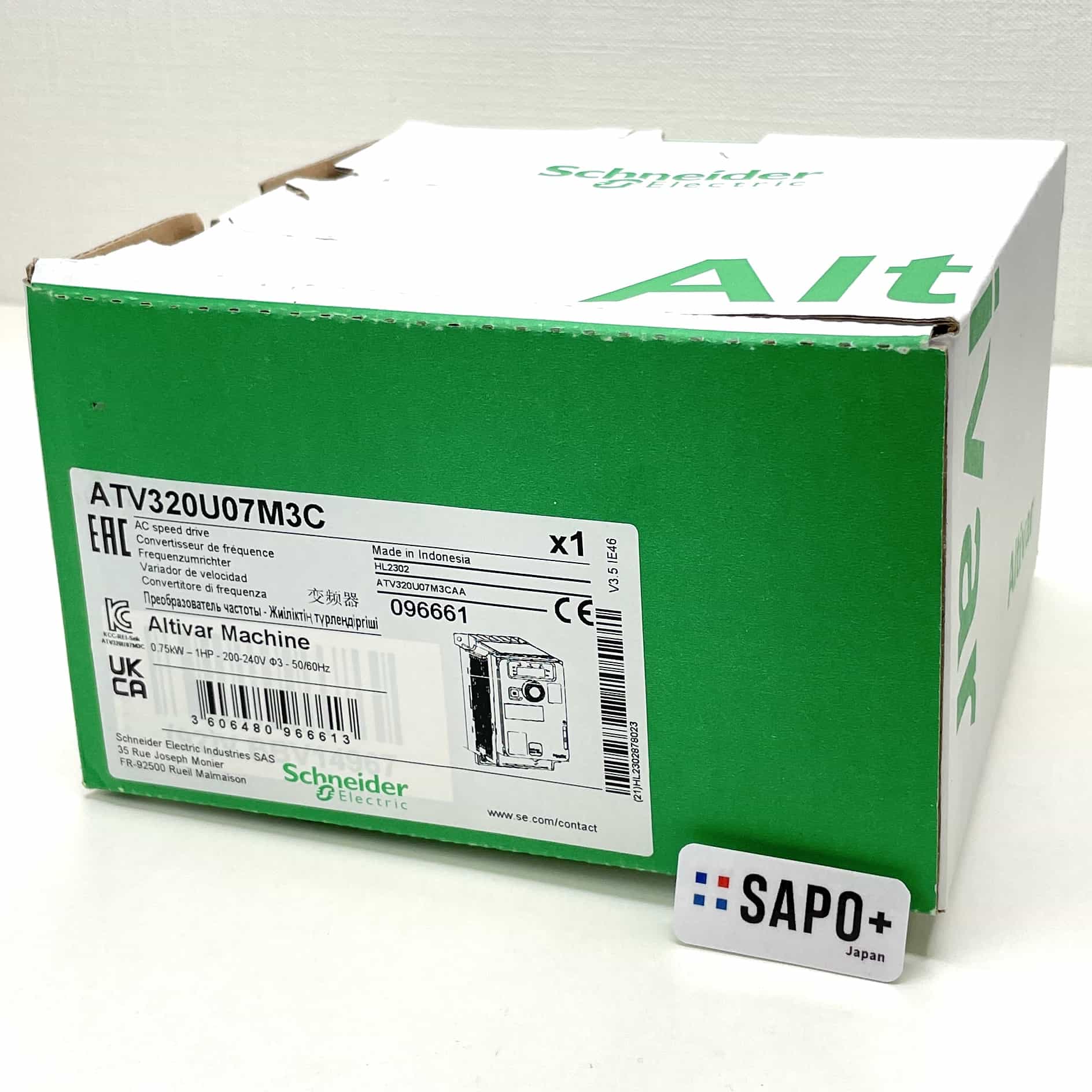 ATV320U07M3C インバータ Schneider